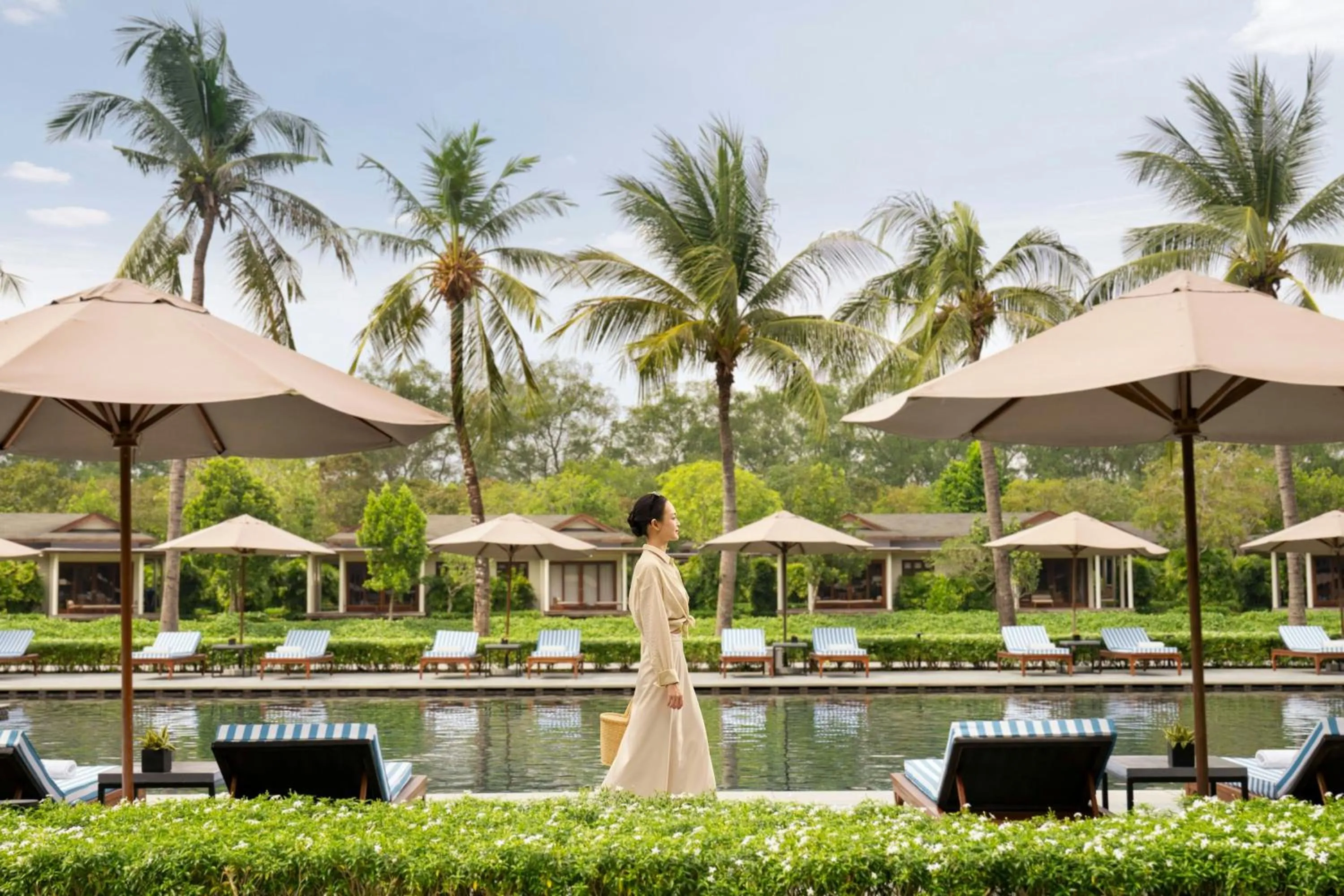 Swimming pool in Legacy Mekong, Can Tho, Autograph Collection