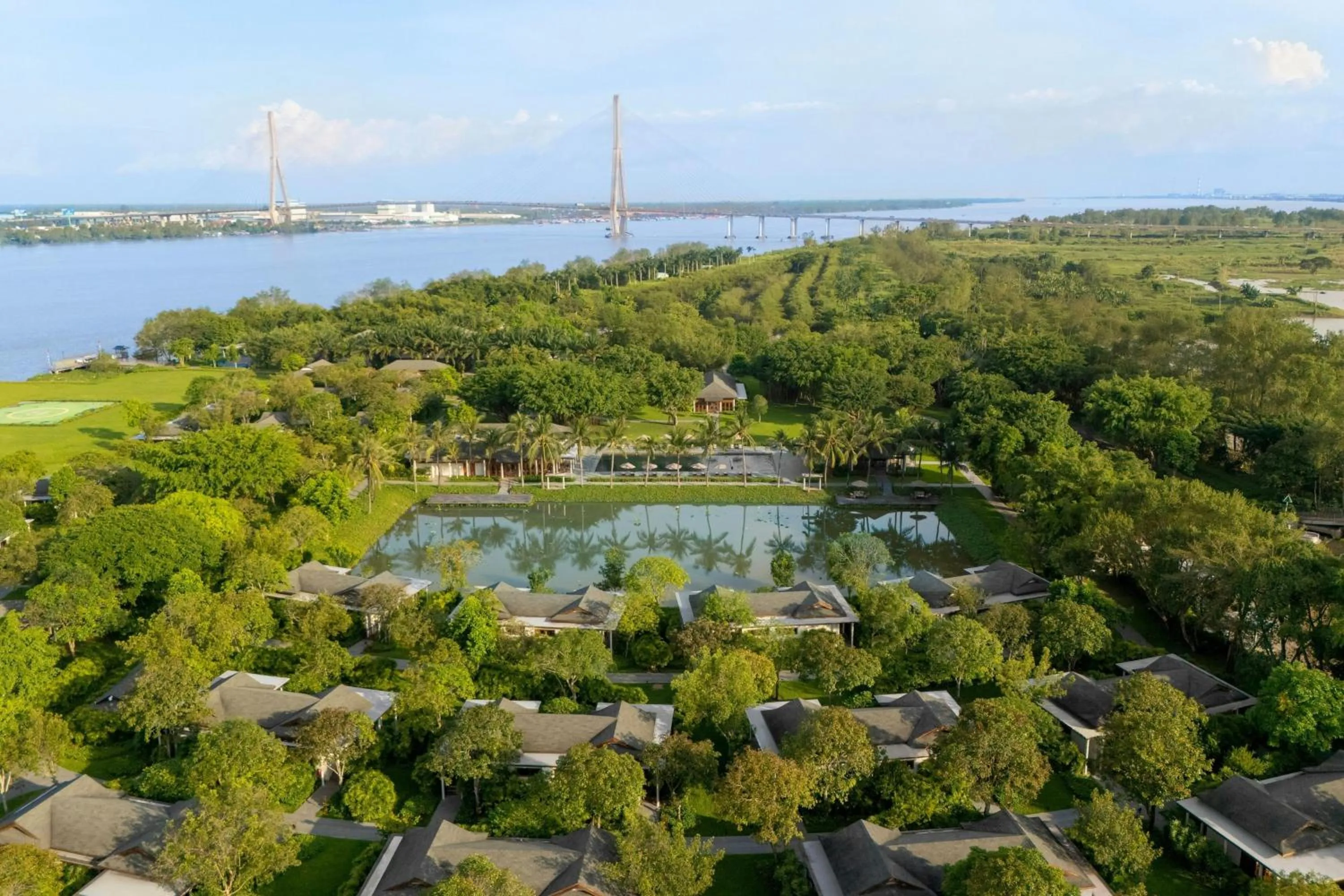 Swimming pool in Legacy Mekong, Can Tho, Autograph Collection