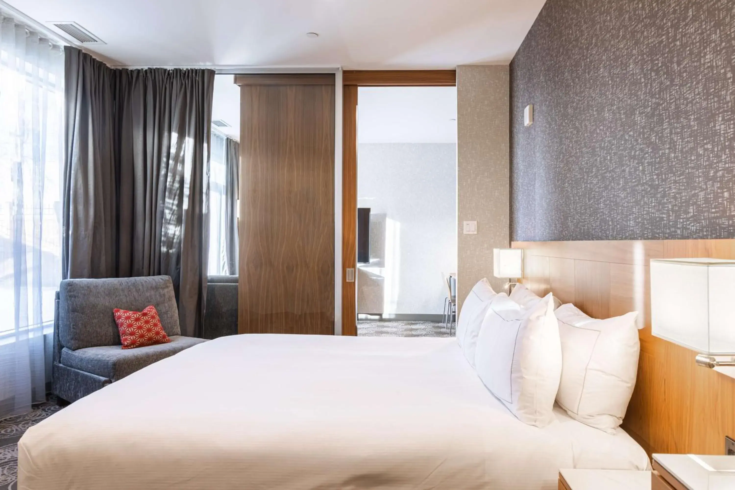 Bed in Hilton Montreal/Laval Bed in Hilton Montreal/Laval