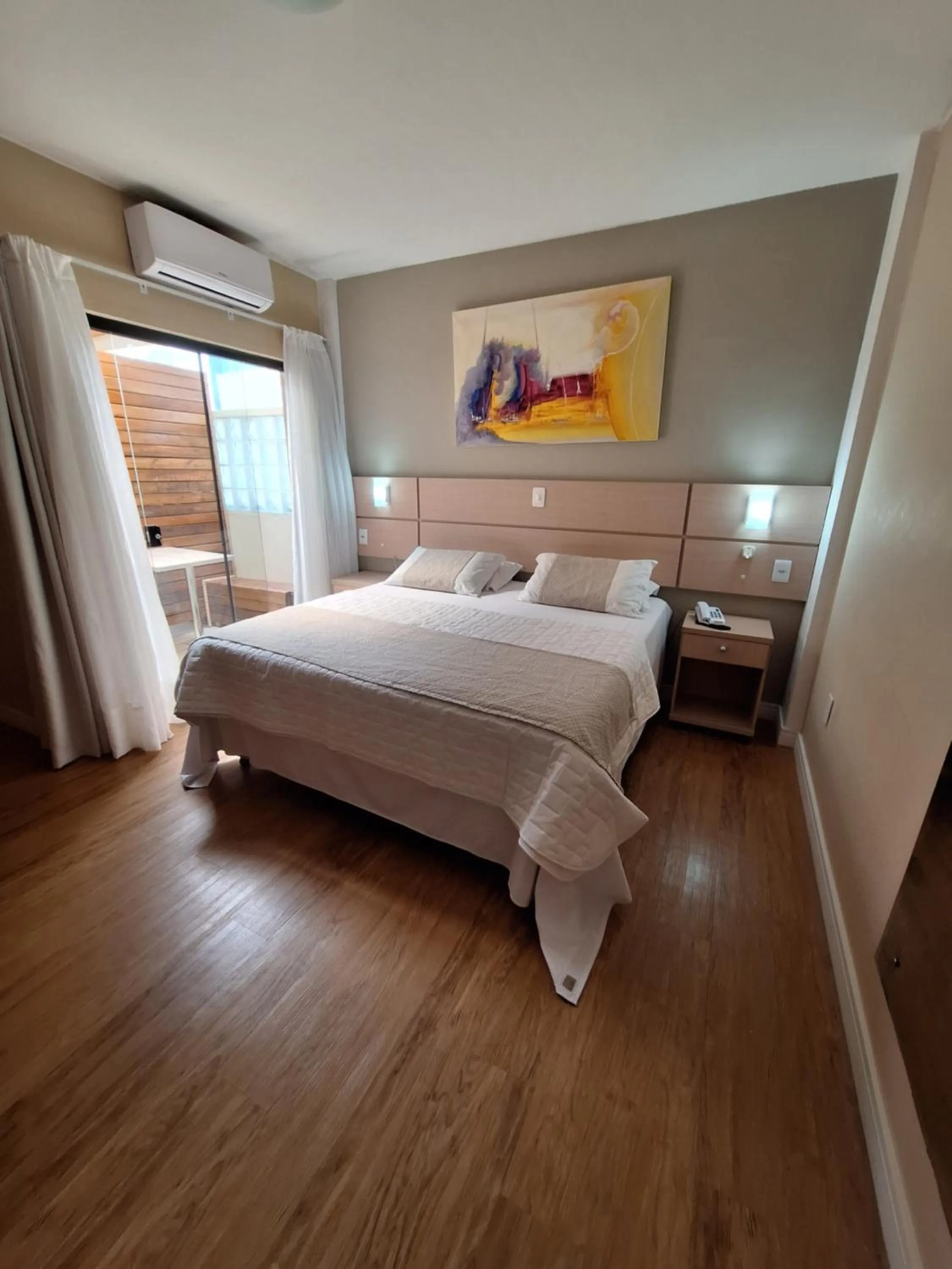 Bed in Hotel Joao de Barro