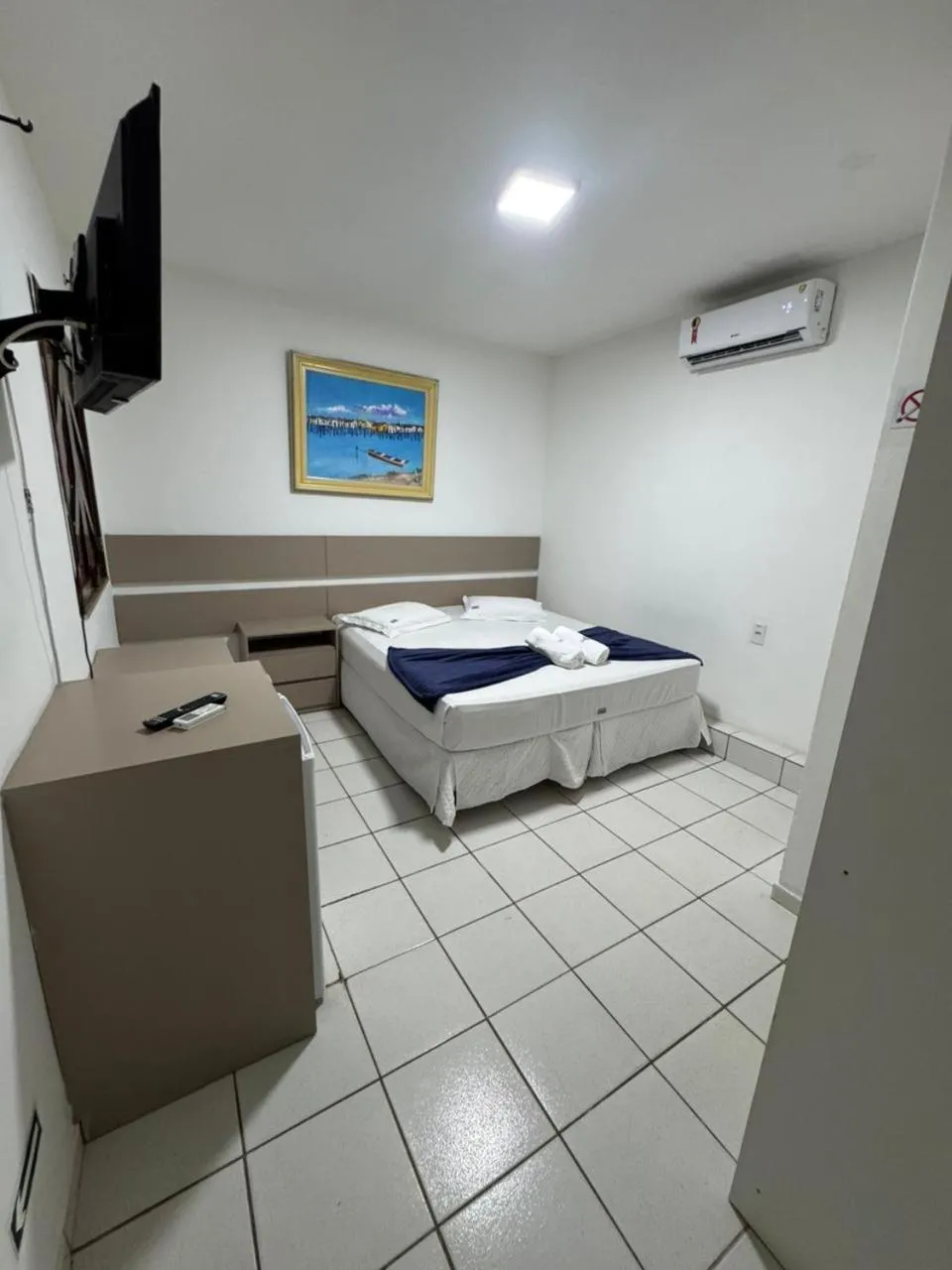Bed in Pousada Tambaú