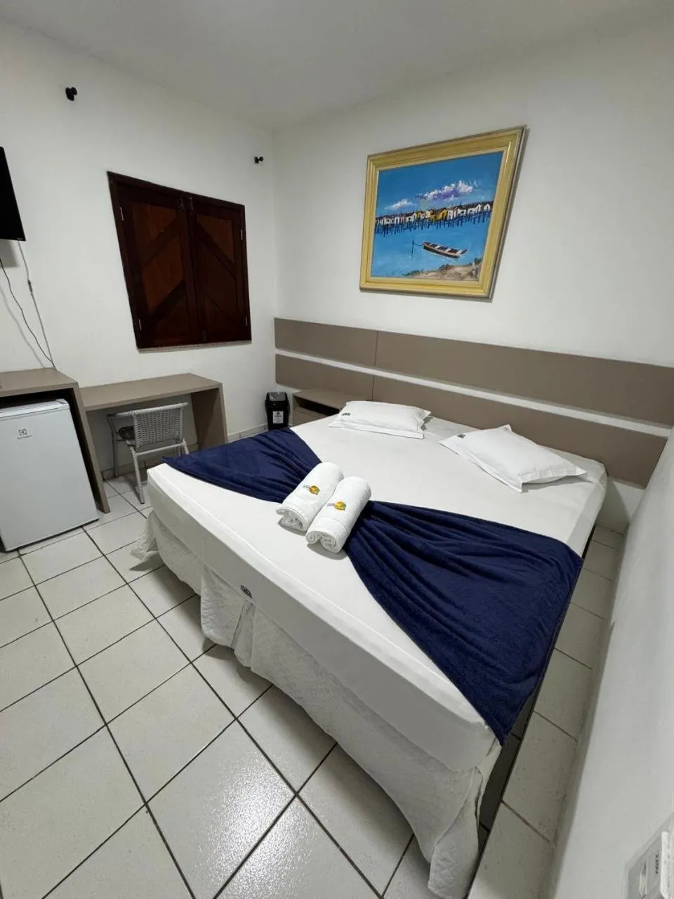 Bed in Pousada Tambaú