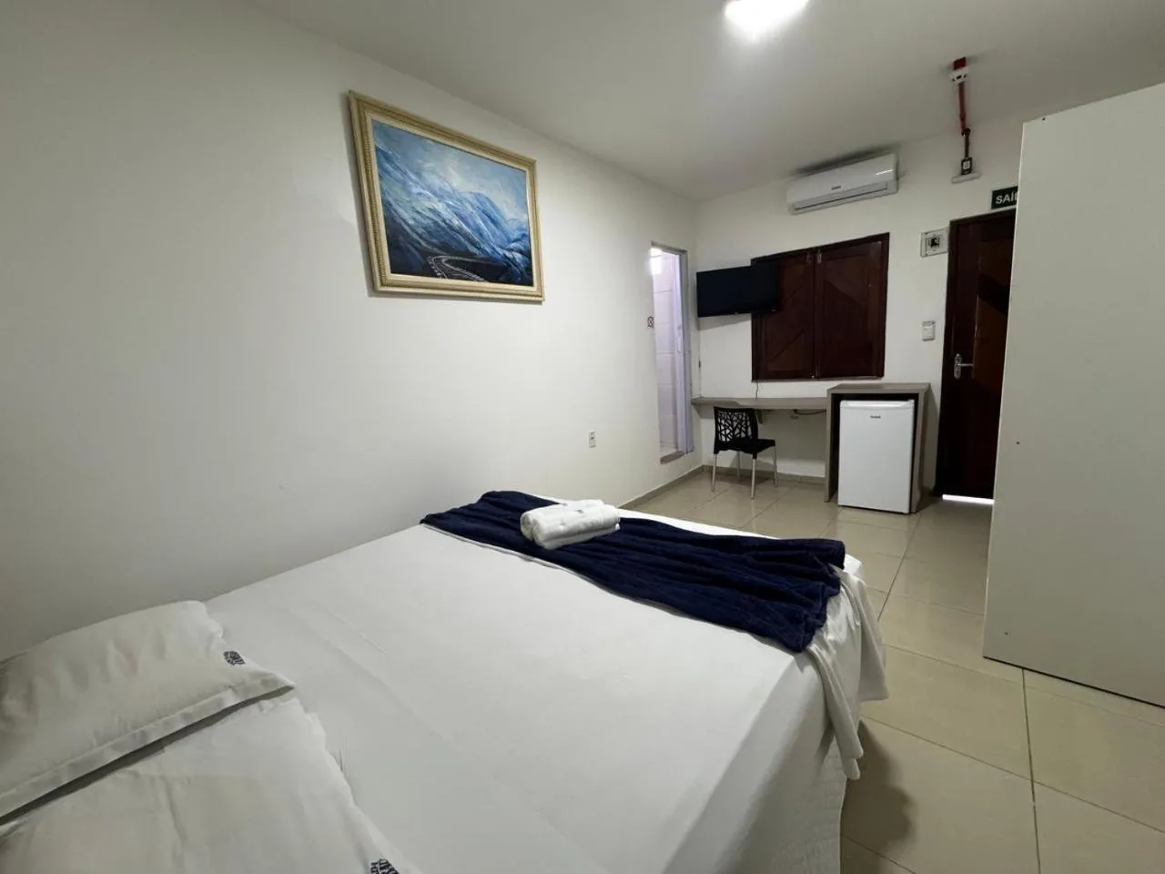 Bed in Pousada Tambaú