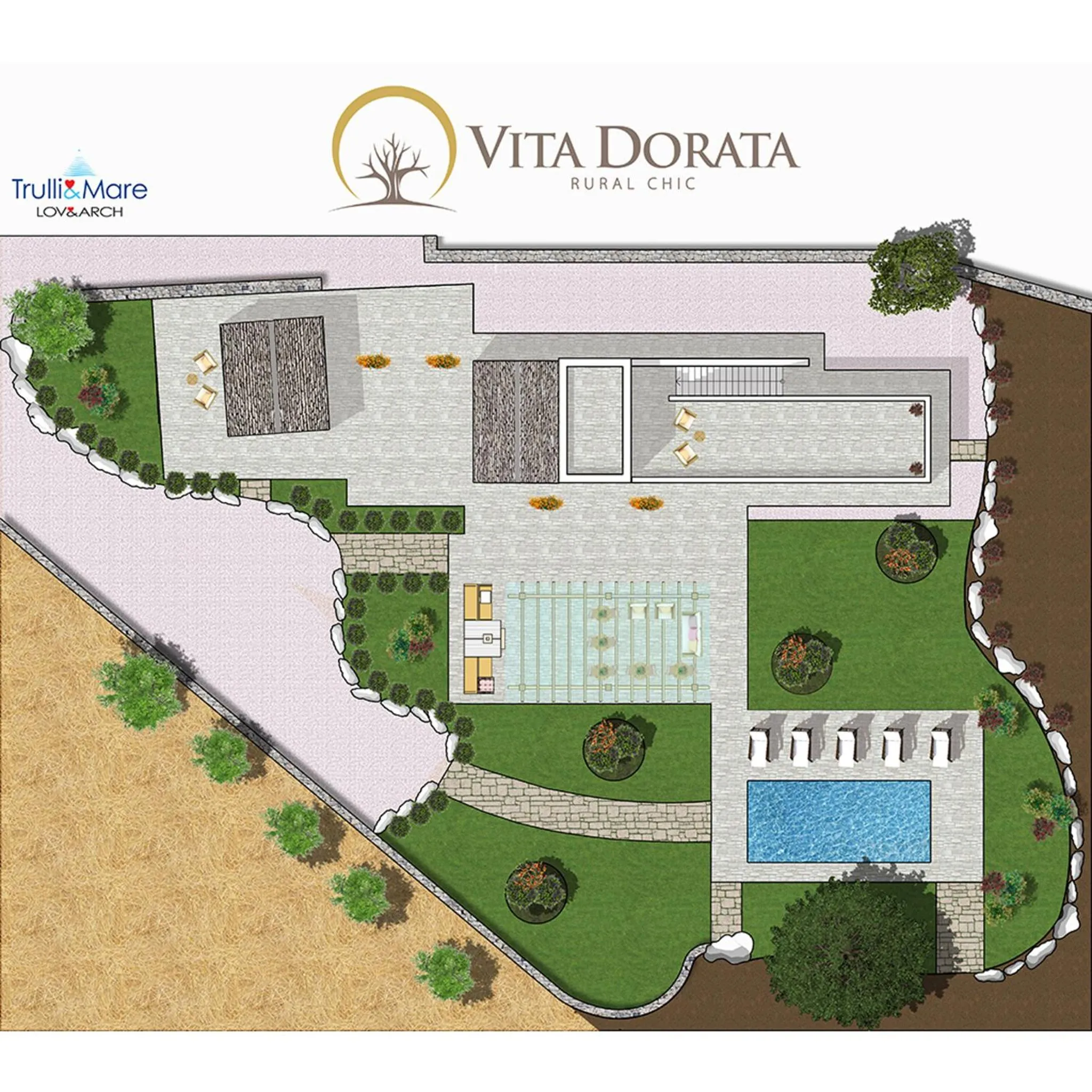 Floor plan in Vita Dorata - rural chic