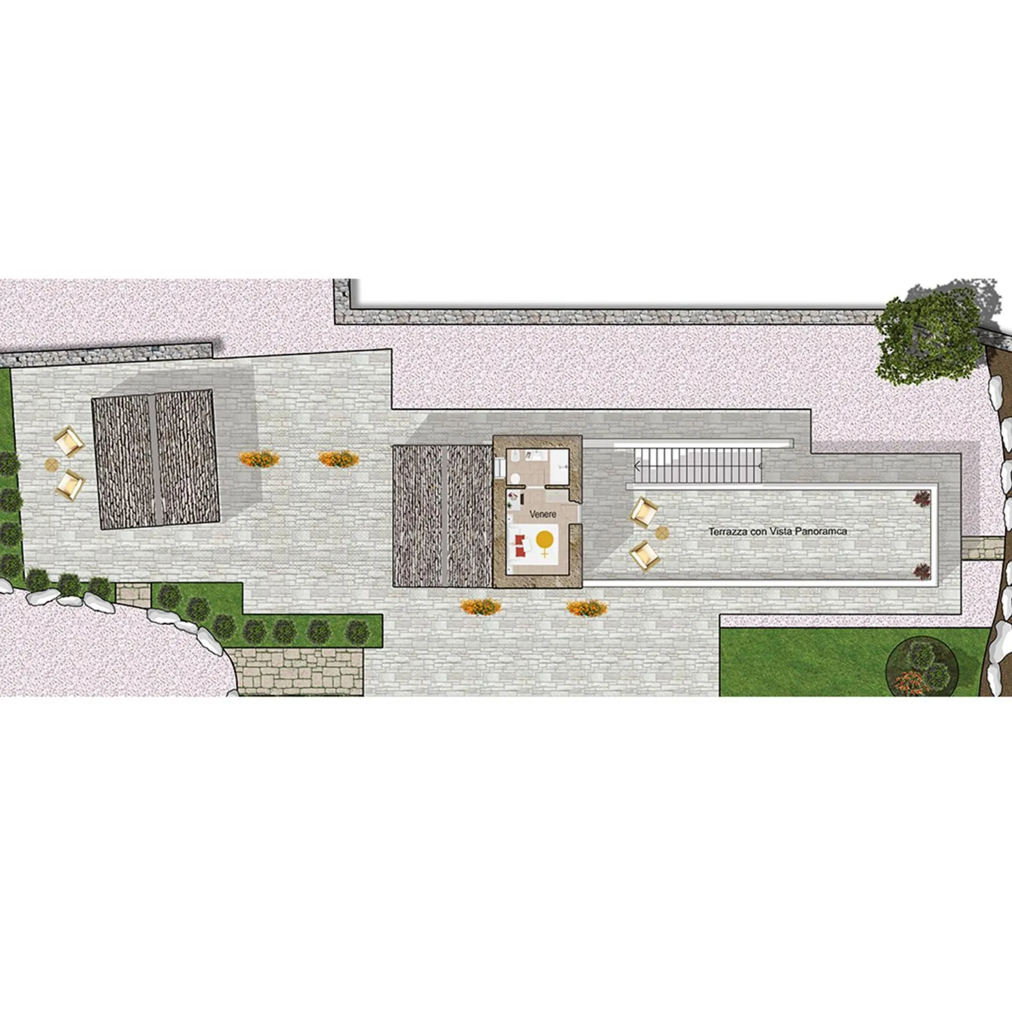 Floor plan in Vita Dorata - rural chic