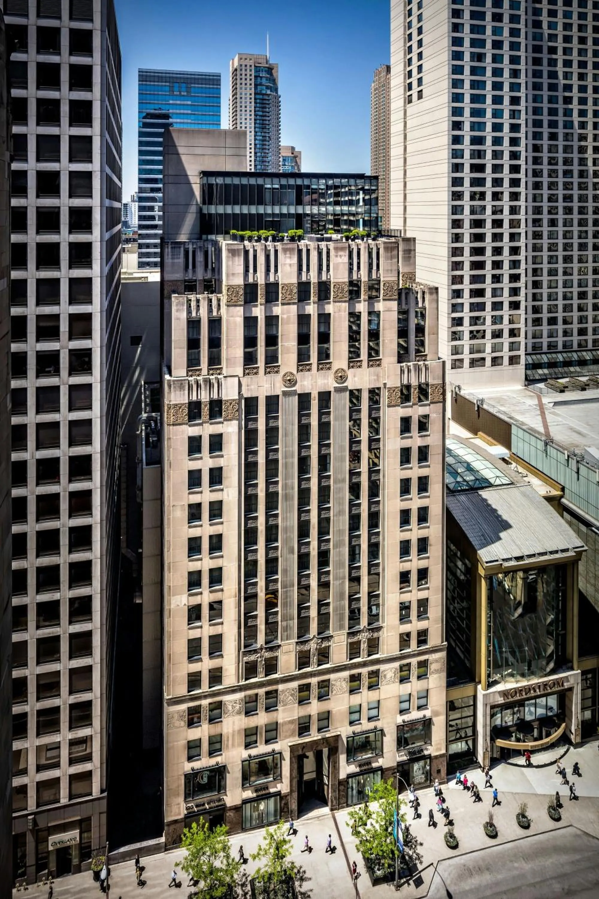 Property building in The Gwen, a Luxury Collection Hotel, Michigan Avenue Chicago