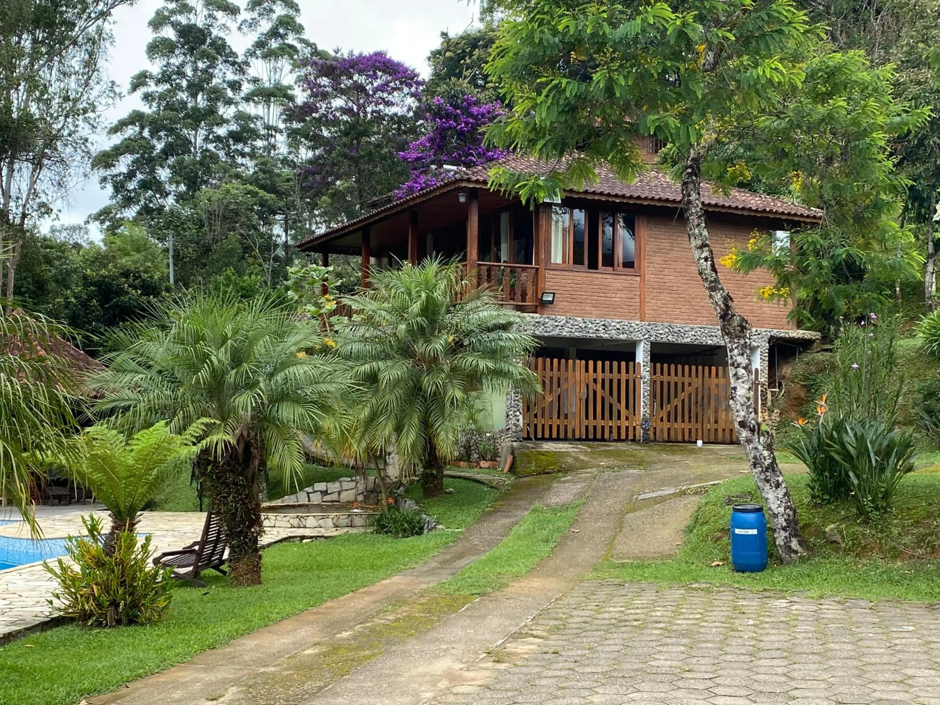 Garden view in Pousada do Mirante