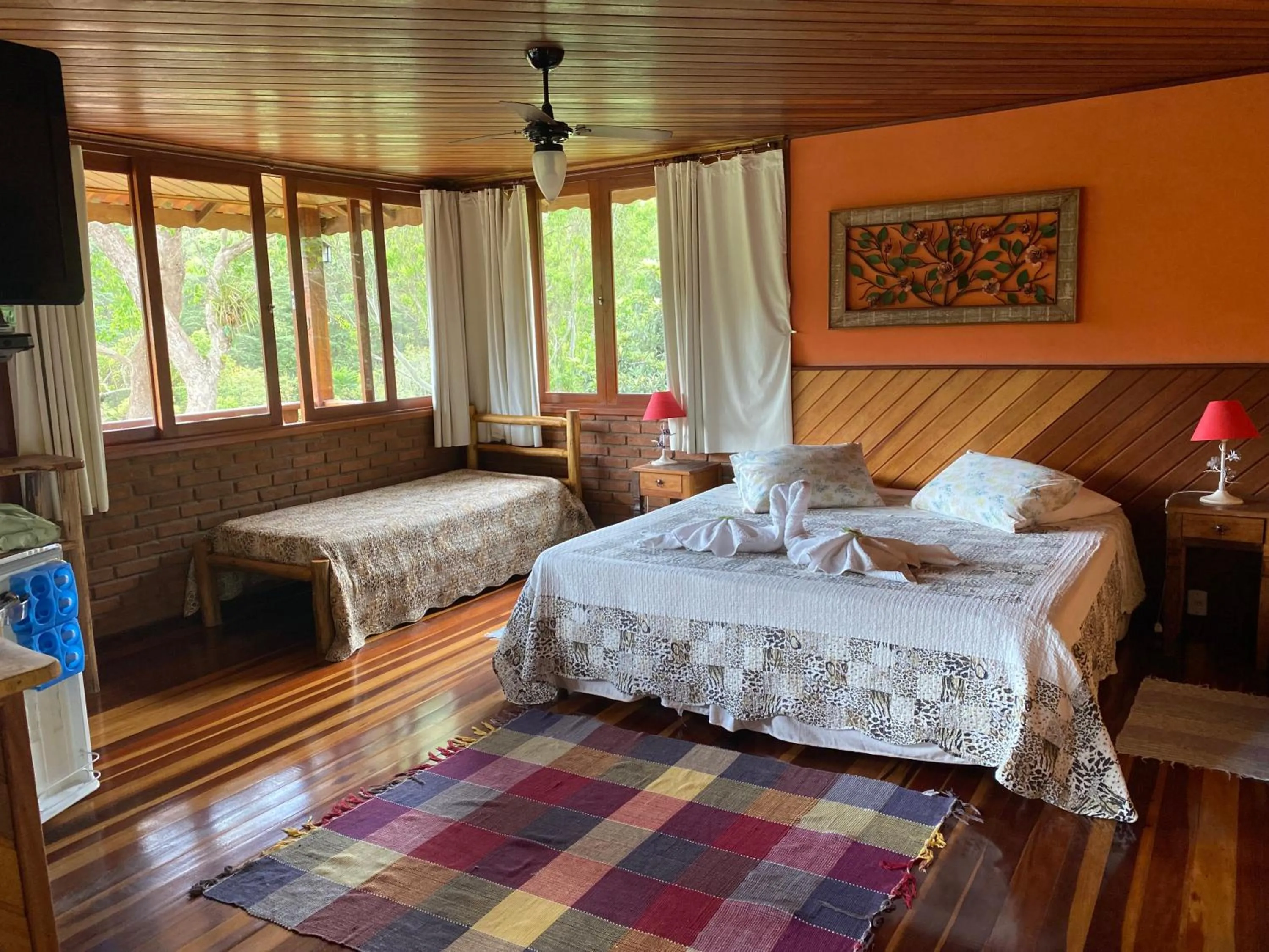 Bedroom, Bed in Pousada do Mirante