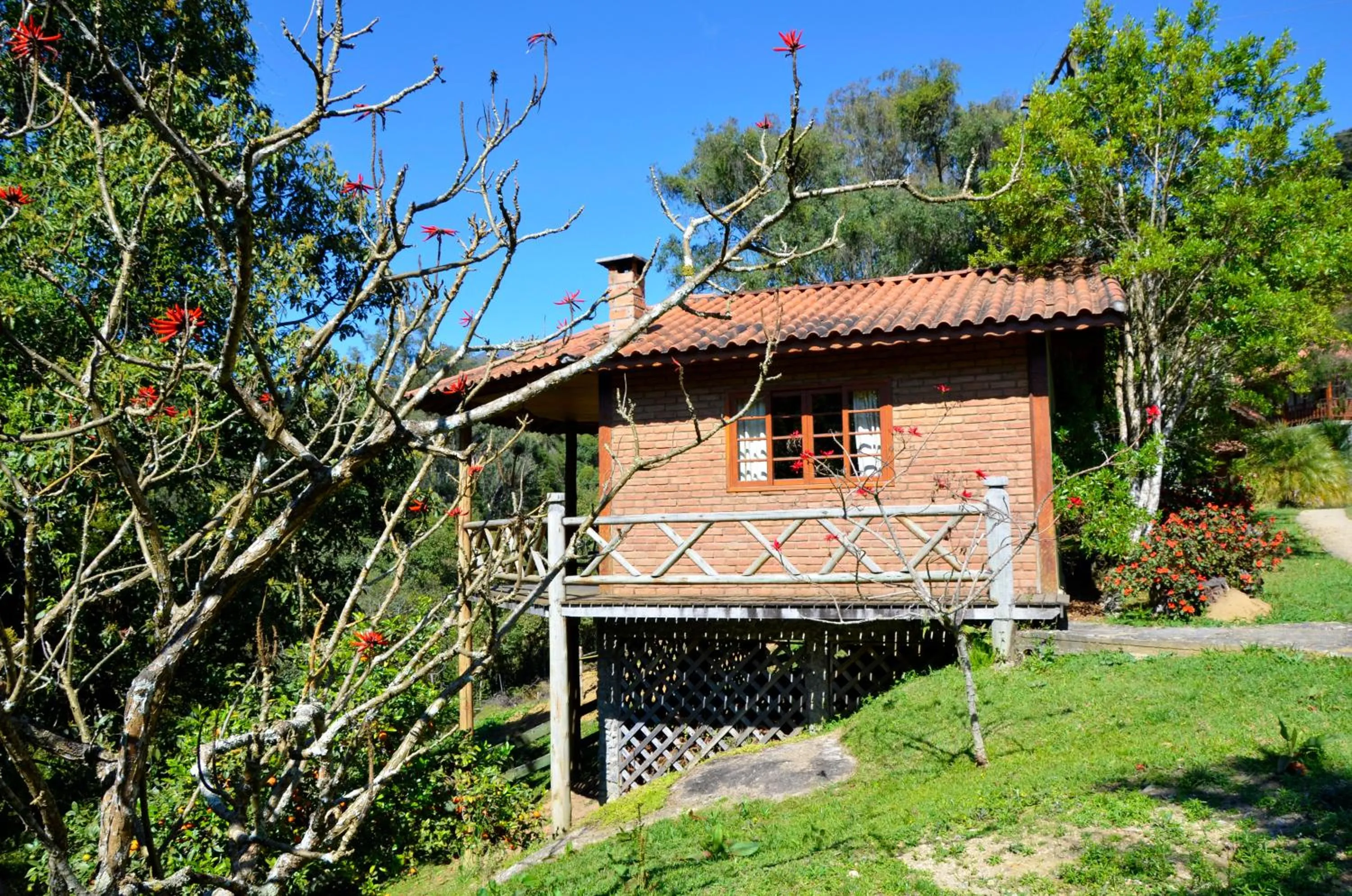 Garden view in Pousada do Mirante