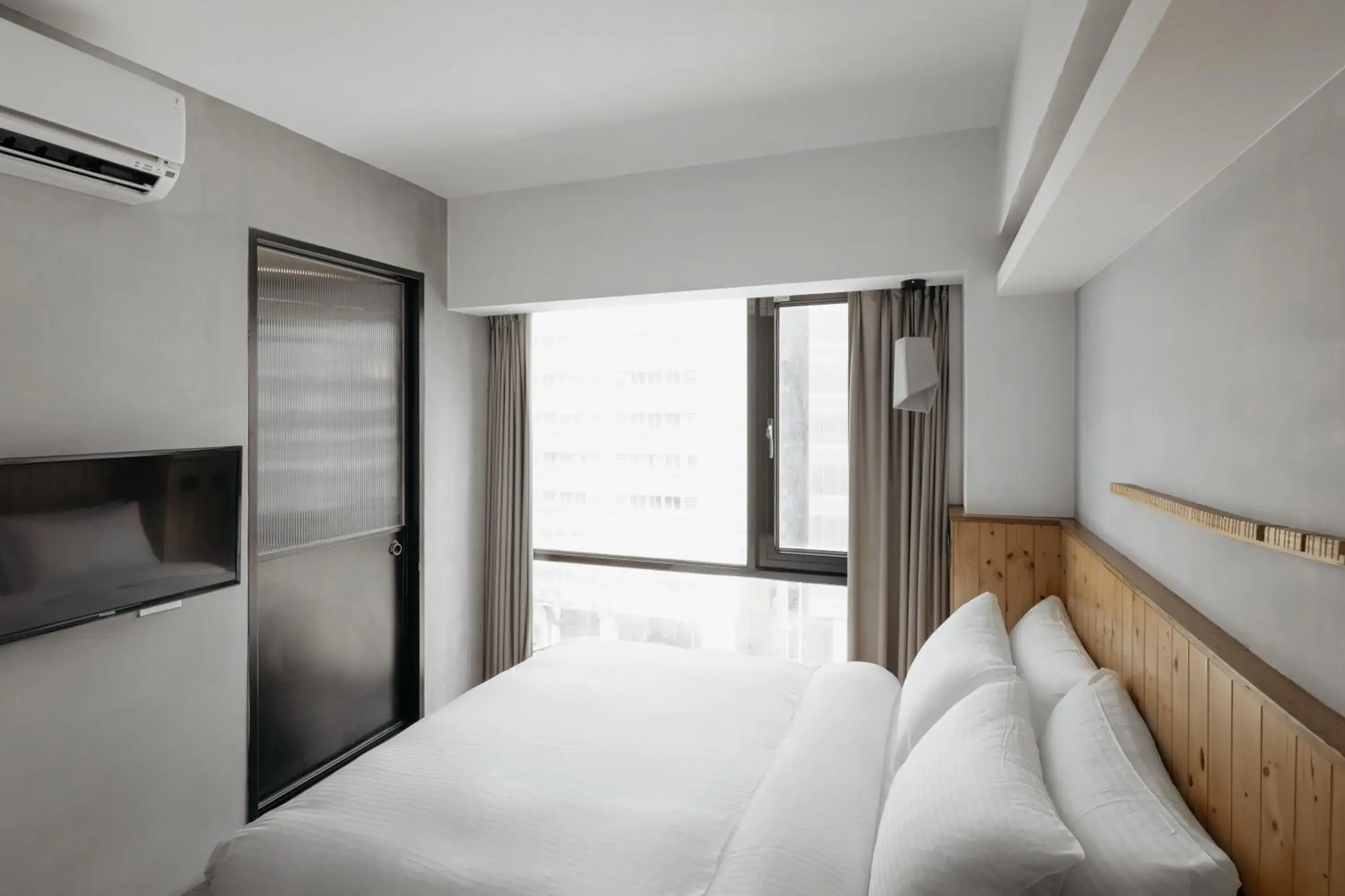 Bed in Just Inn Xin Yi 正旅館 信義 Bed in Just Inn Xin Yi 正旅館 信義