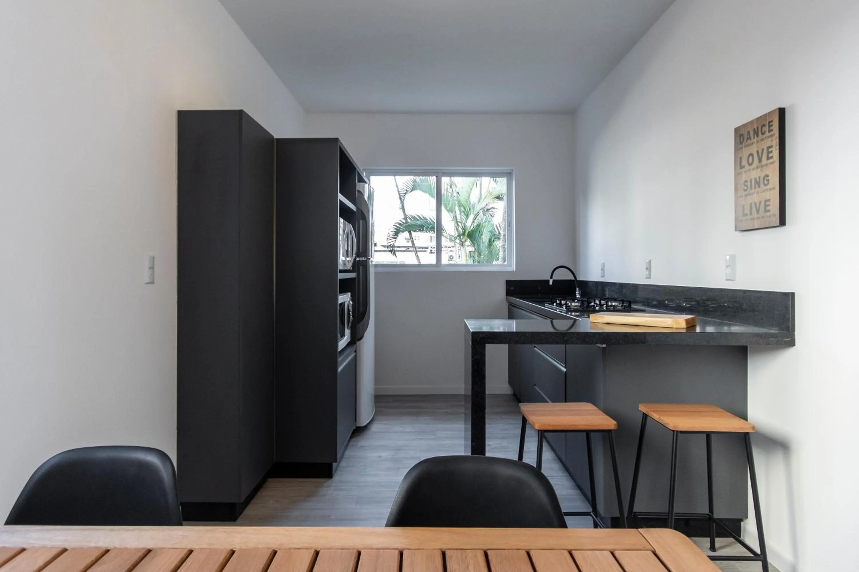 Kitchen or kitchenette in Hotel Melo