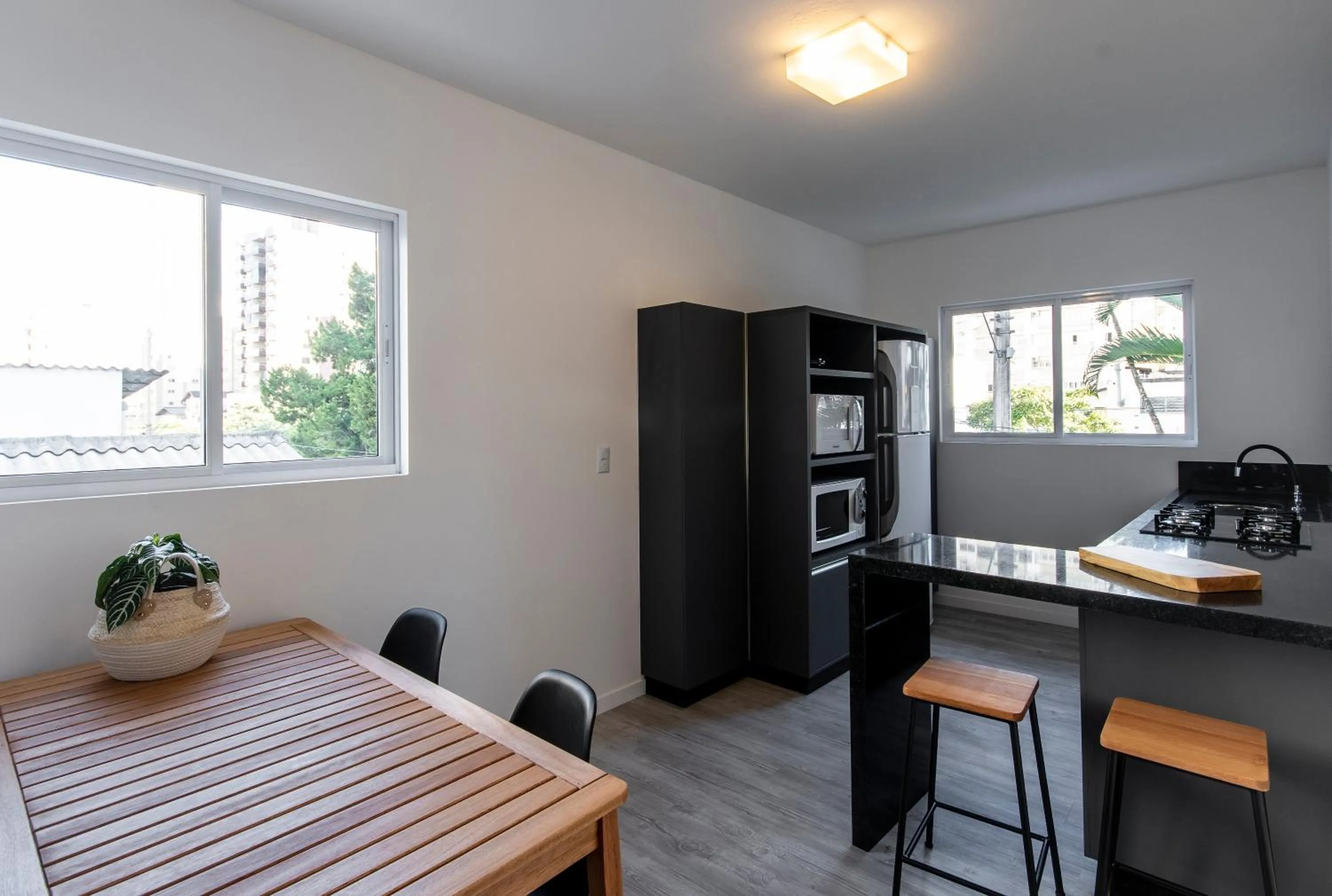 Kitchen or kitchenette in Hotel Melo
