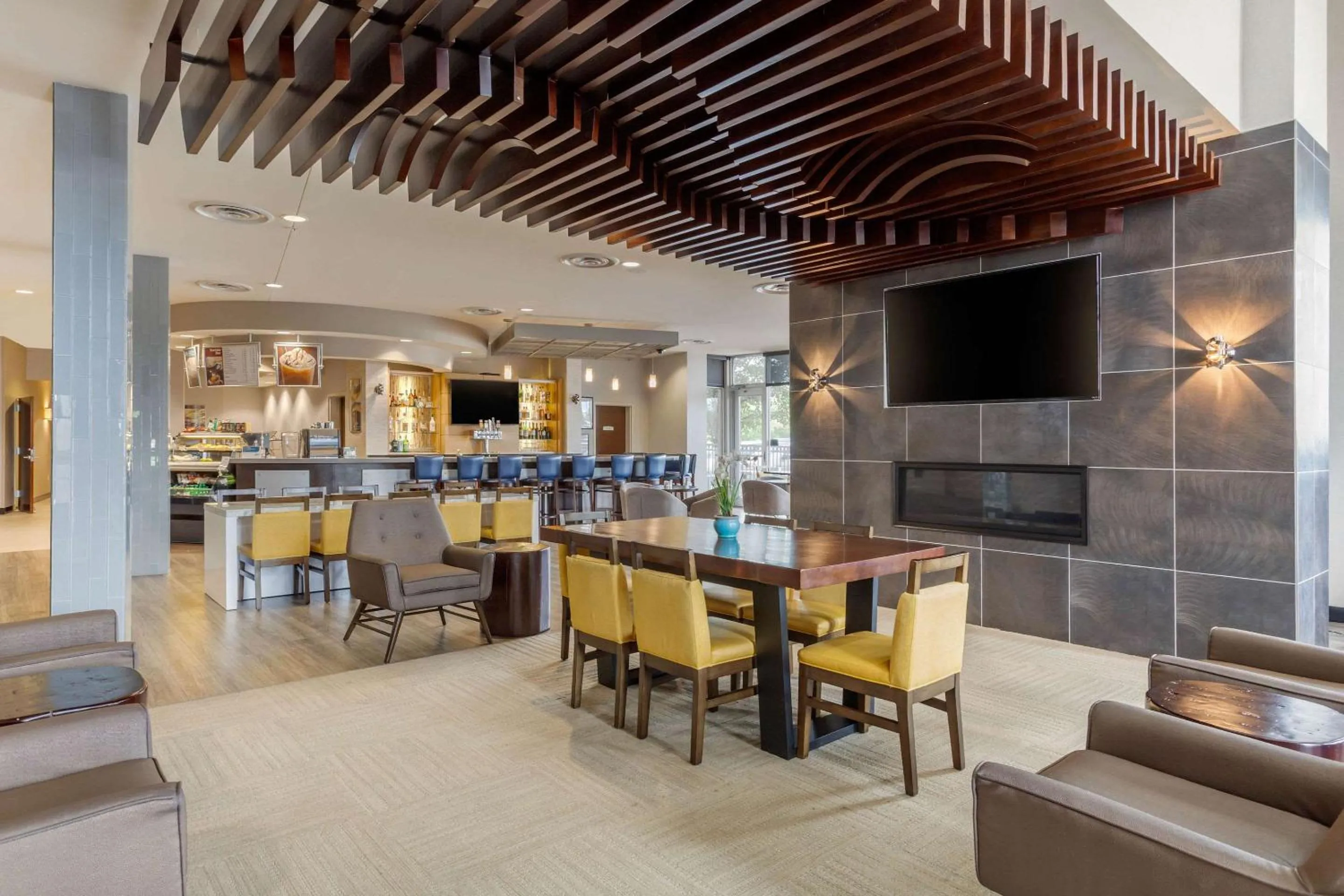 Lobby or reception in Cambria Hotel Denver International Airport