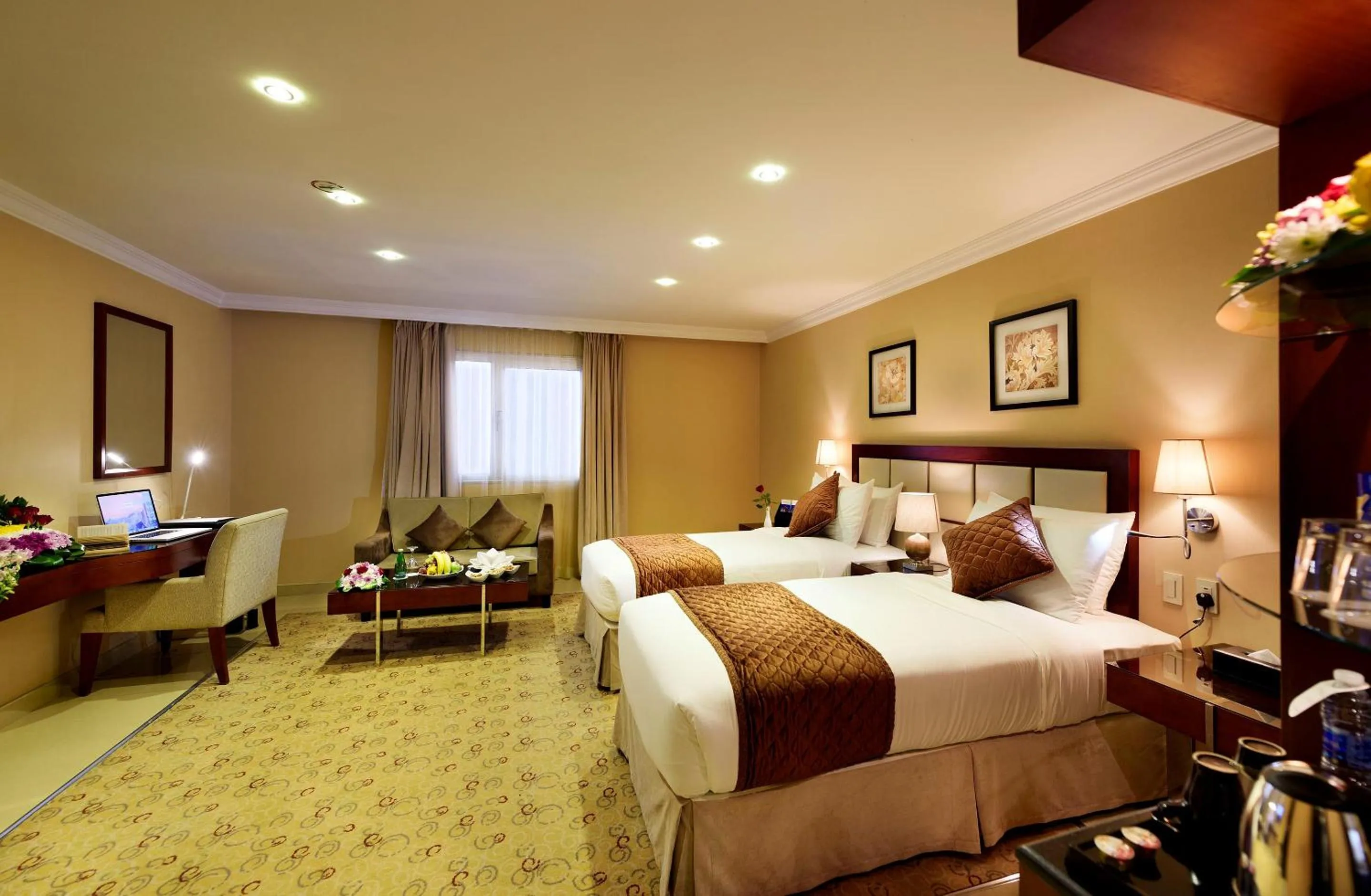 Bed in Coral Jubail Hotel