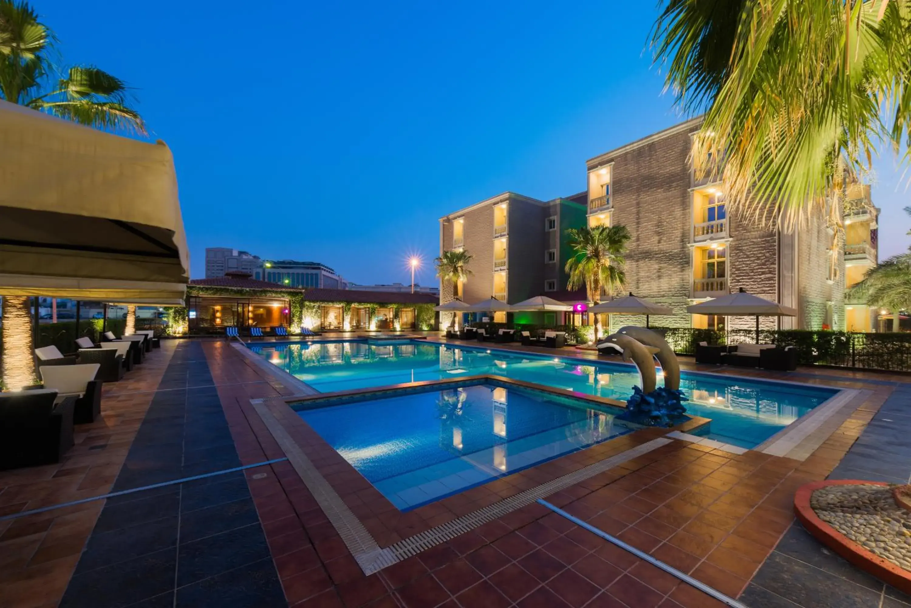 Swimming pool in Boudl Gardenia Resort Swimming pool in Boudl Gardenia Resort