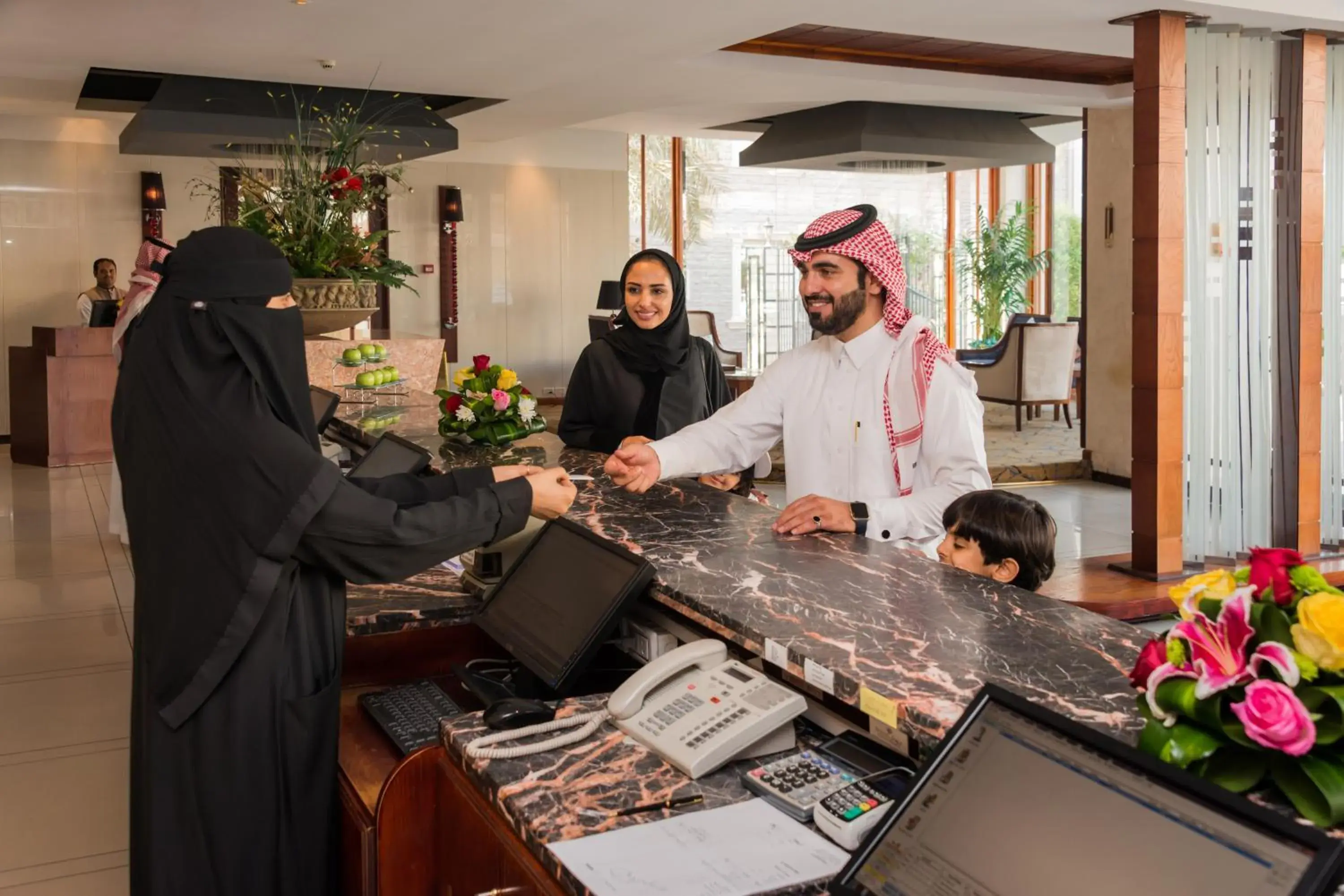 Staff in Boudl Gardenia Resort Staff in Boudl Gardenia Resort