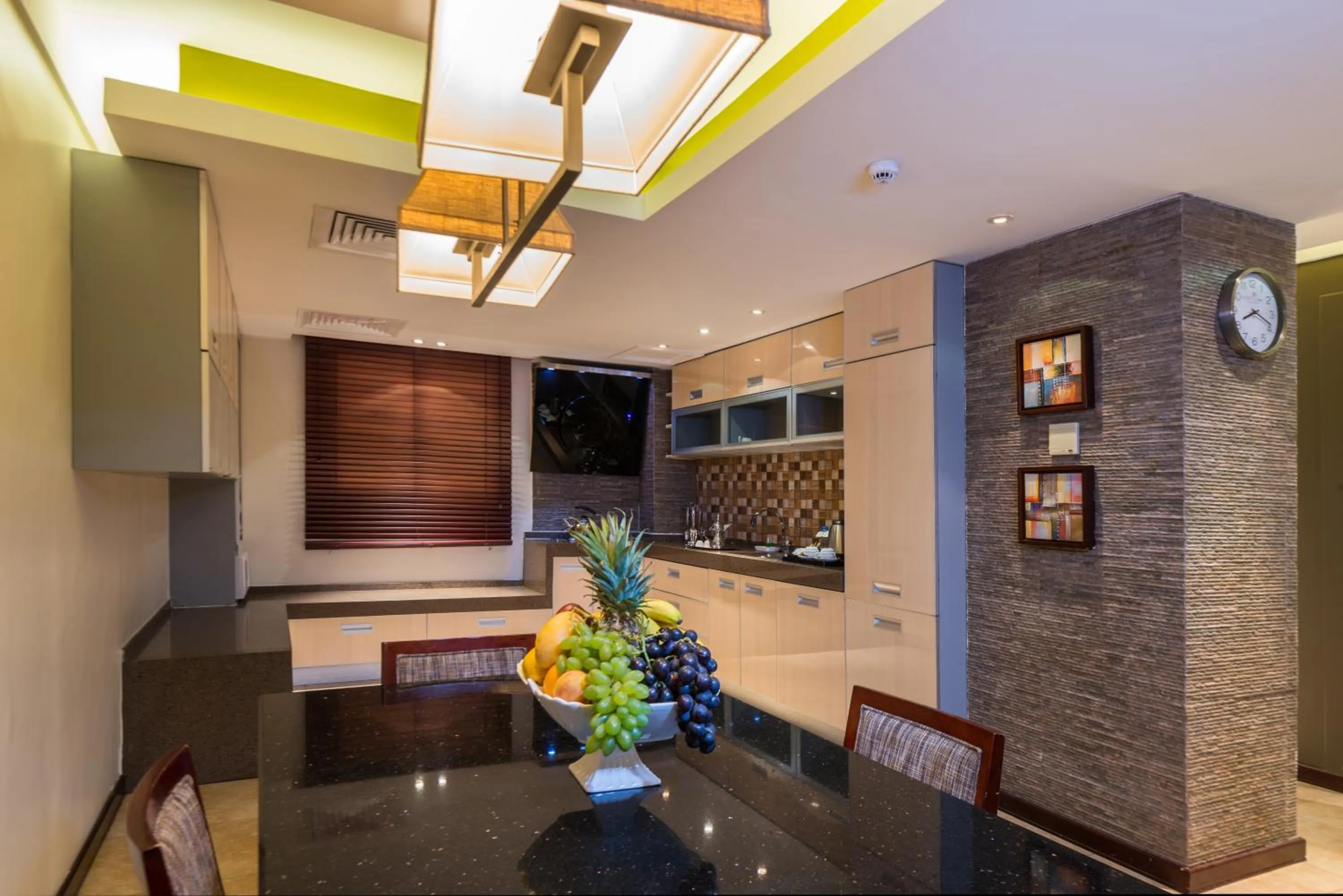 Kitchen or kitchenette in Boudl Gardenia Resort