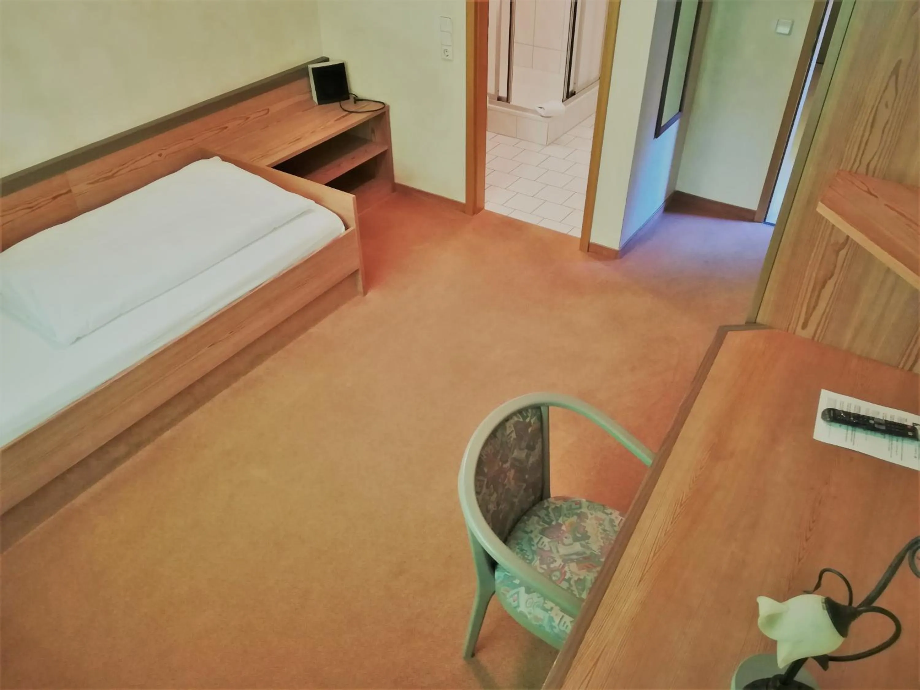 Seating area, Bed in Landgasthof Schwarz