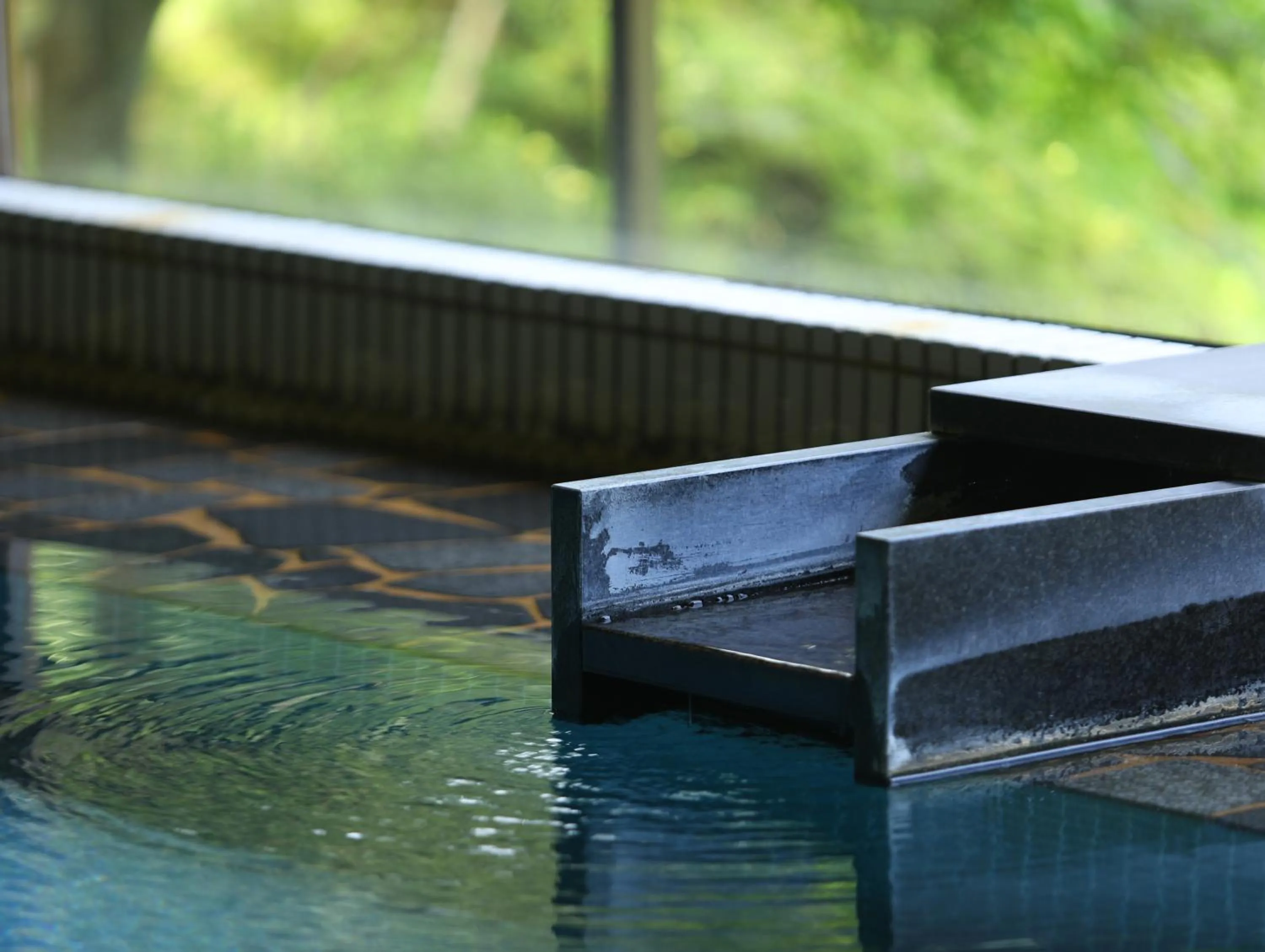 Hot Spring Bath in Ryokan Kijitei Hoeiso