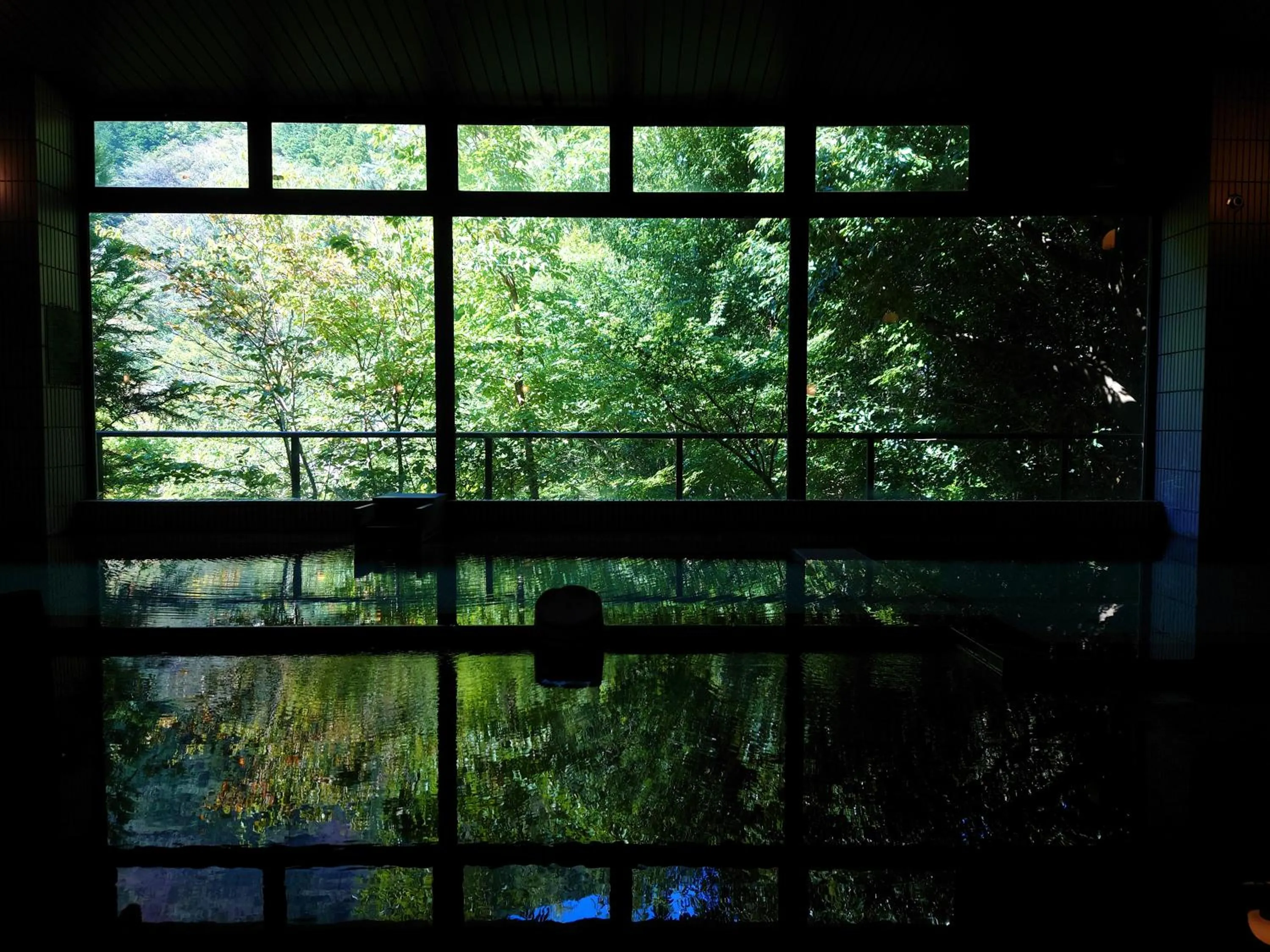 Hot Spring Bath in Ryokan Kijitei Hoeiso