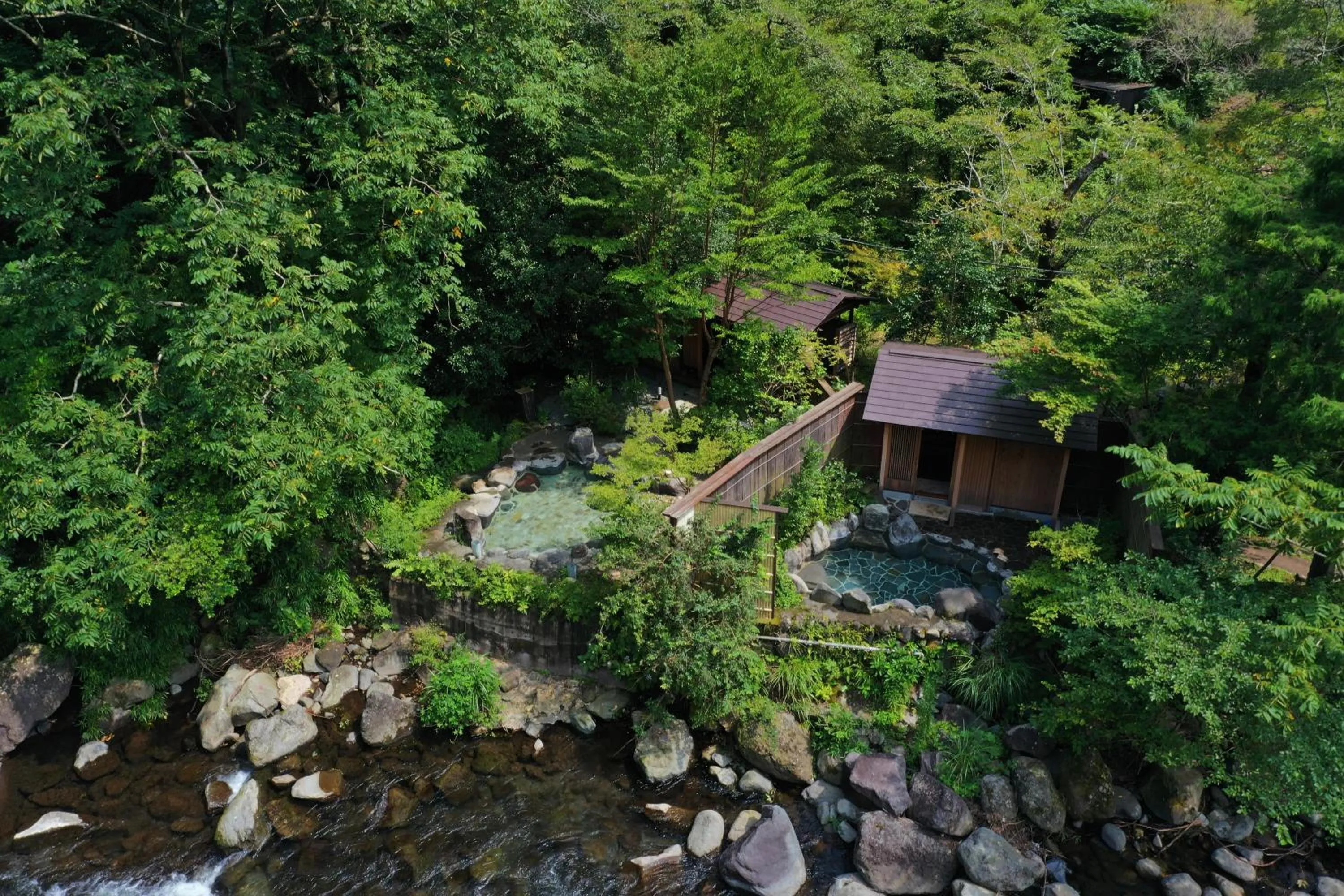 Bird's eye view, Property Building in Ryokan Kijitei Hoeiso