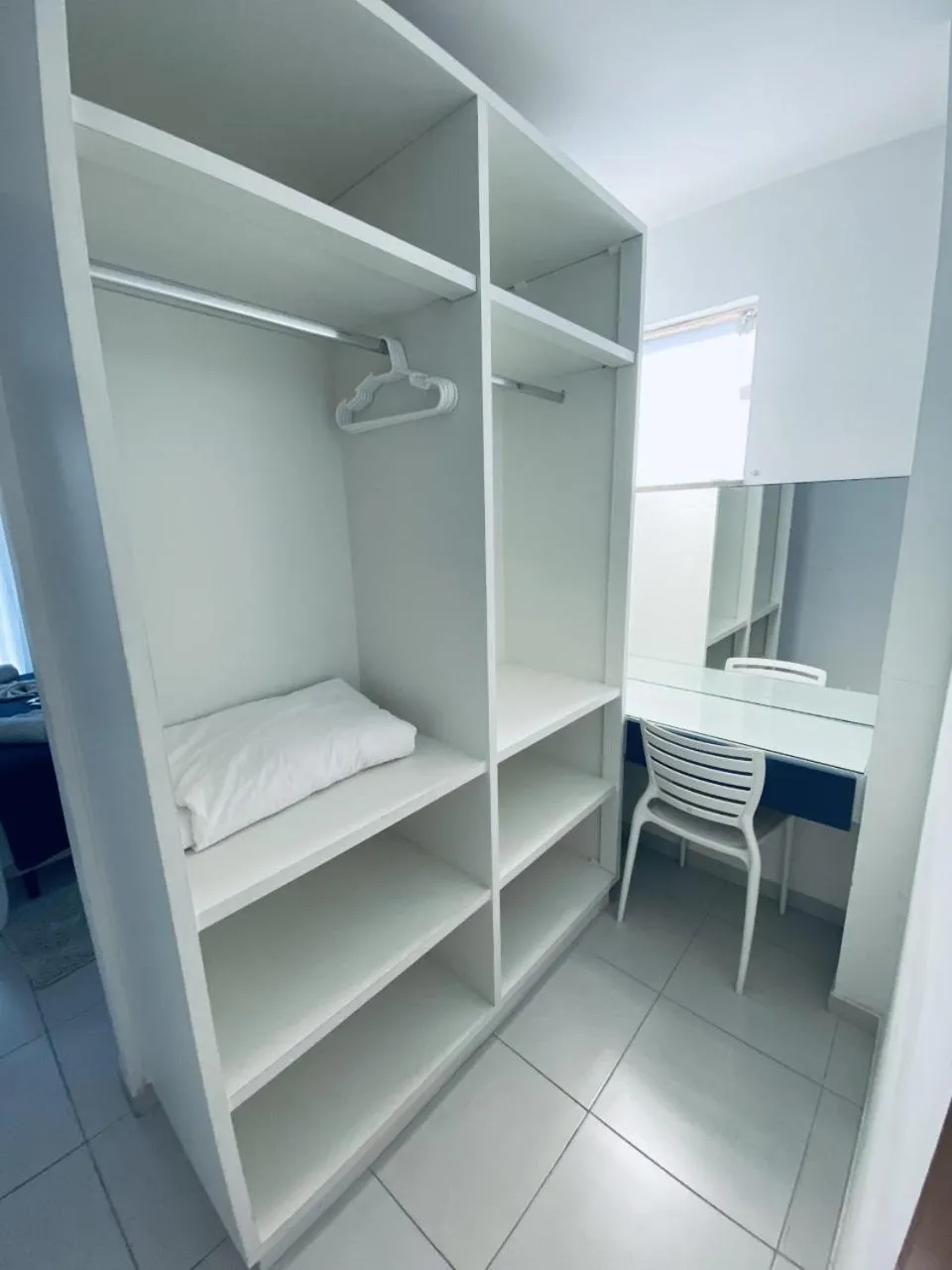 wardrobe, Bed in Hotel Real