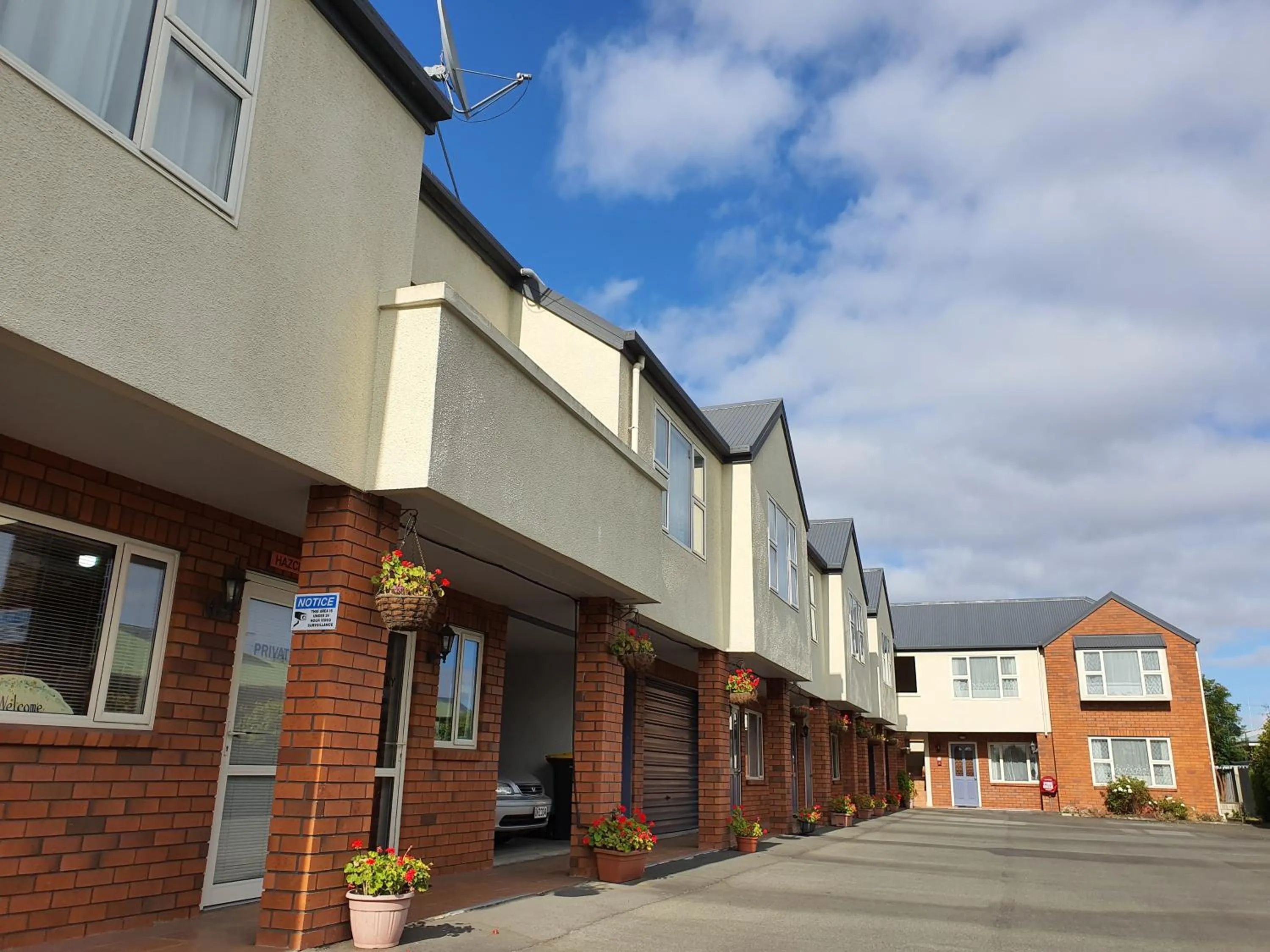 Property building in Rosewood Court Motel