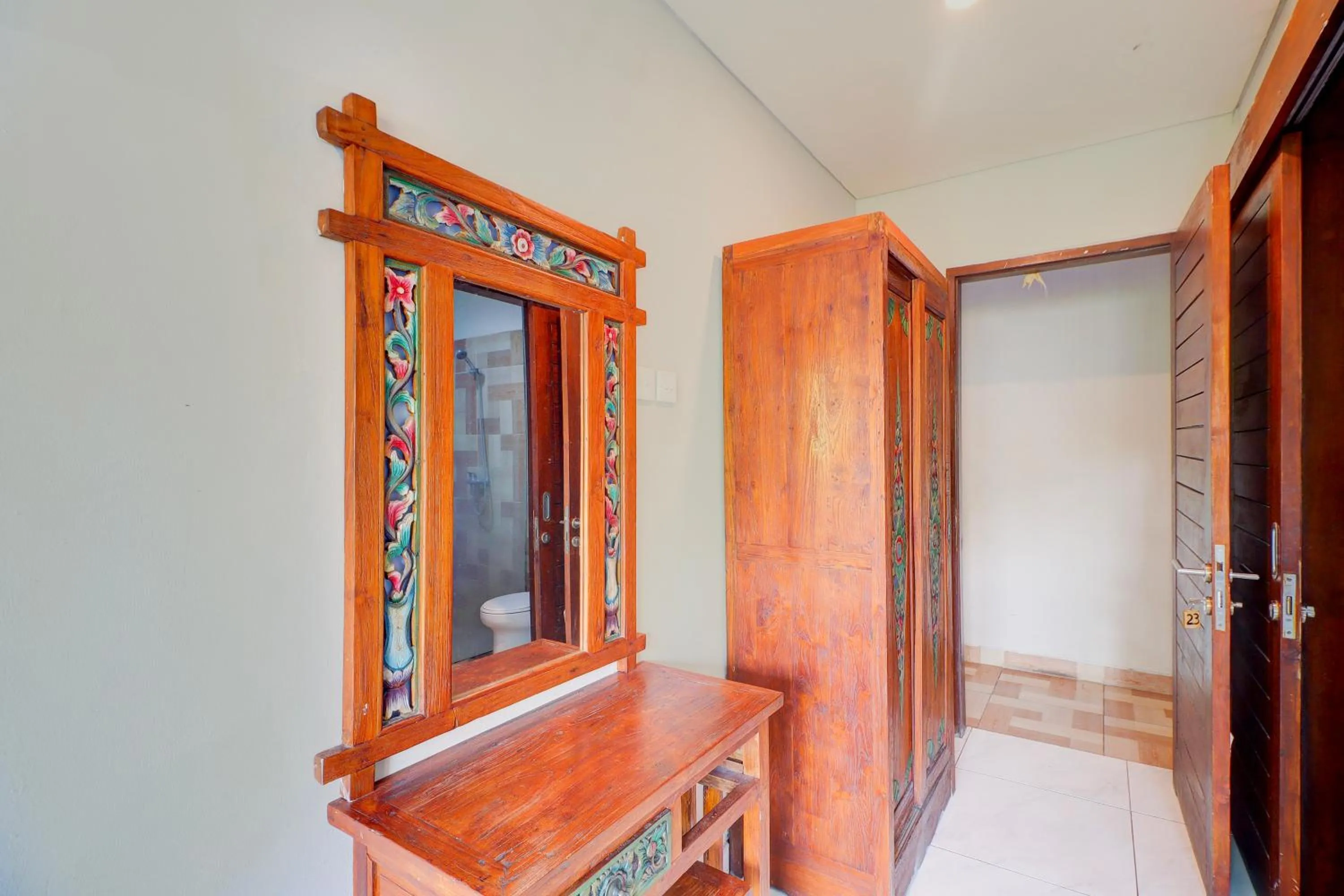 wardrobe in Collection O Bali near Sanur Beach formerly Akarsa Kokoro