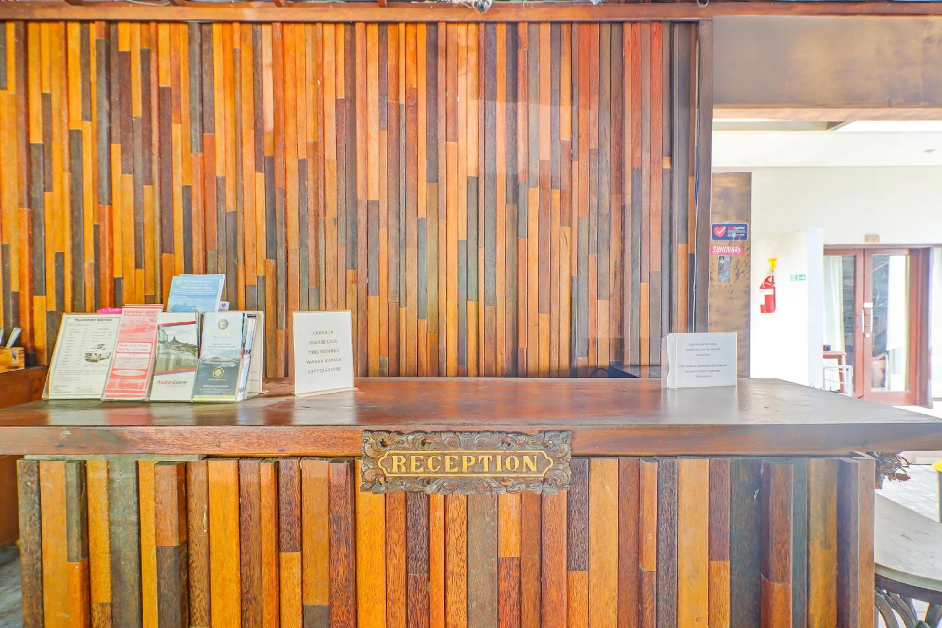 Lobby or reception in Collection O Bali near Sanur Beach formerly Akarsa Kokoro