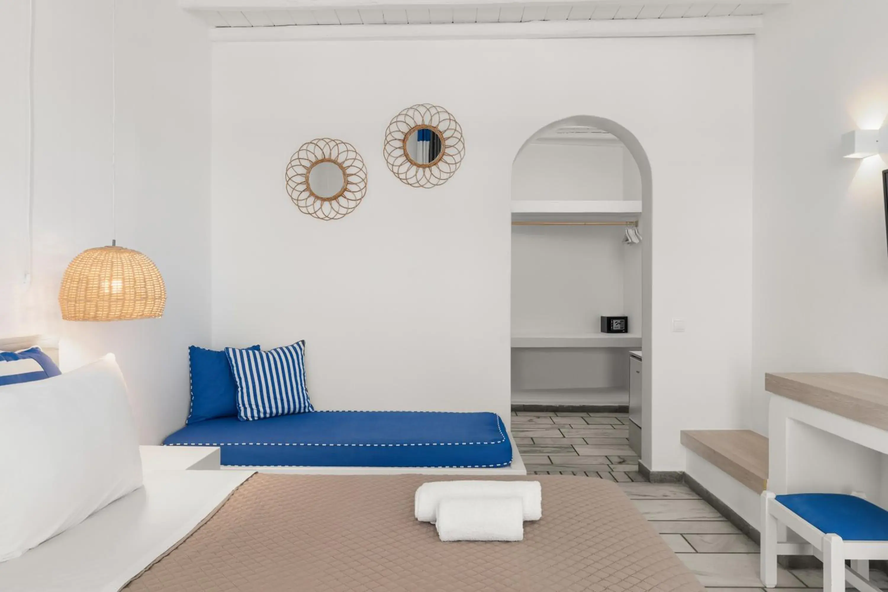 Bedroom, Bed in Mr. and Mrs. White Tinos Bedroom, Bed in Mr. and Mrs. White Tinos