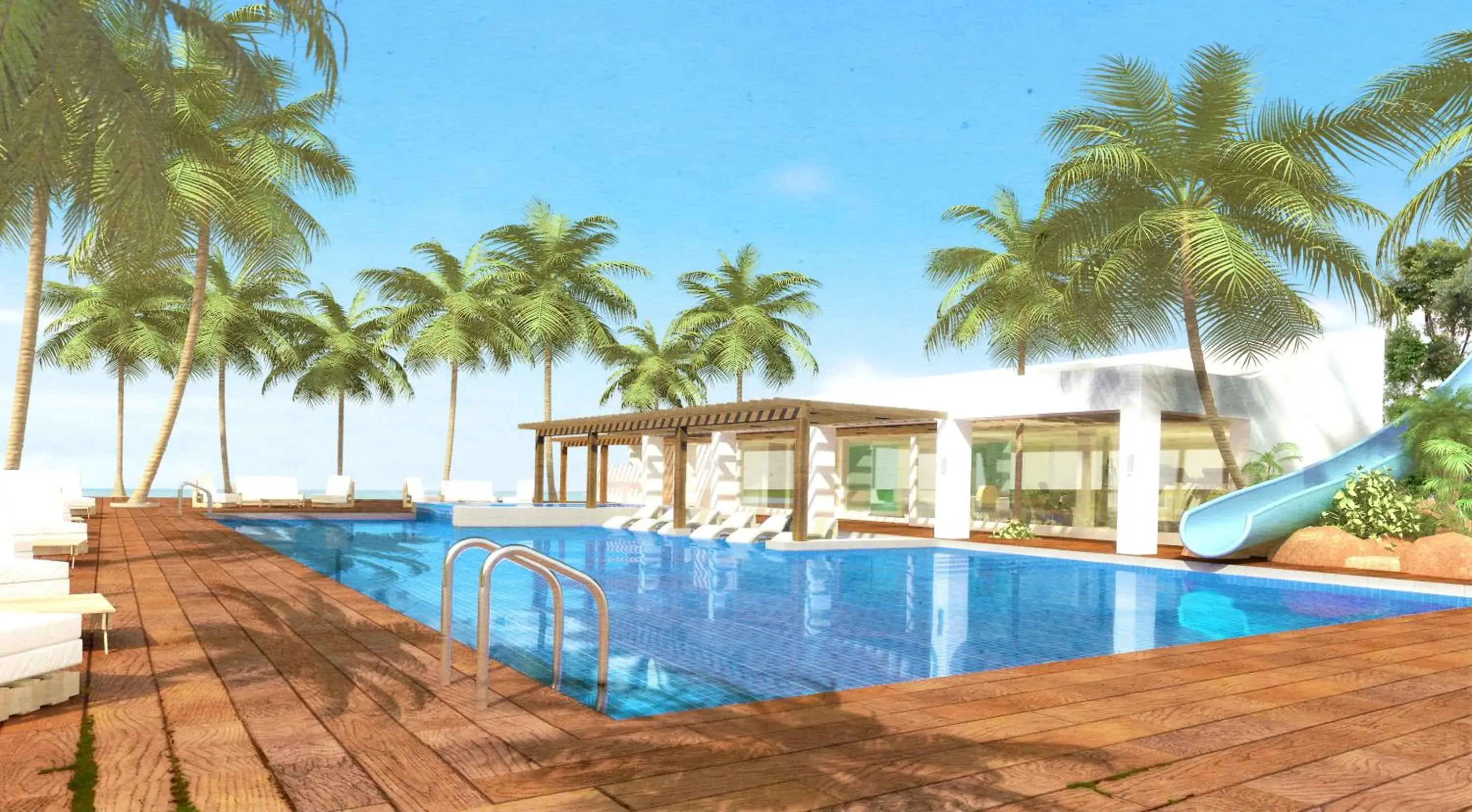 Swimming pool in Mount Sea Resort Swimming pool in Mount Sea Resort