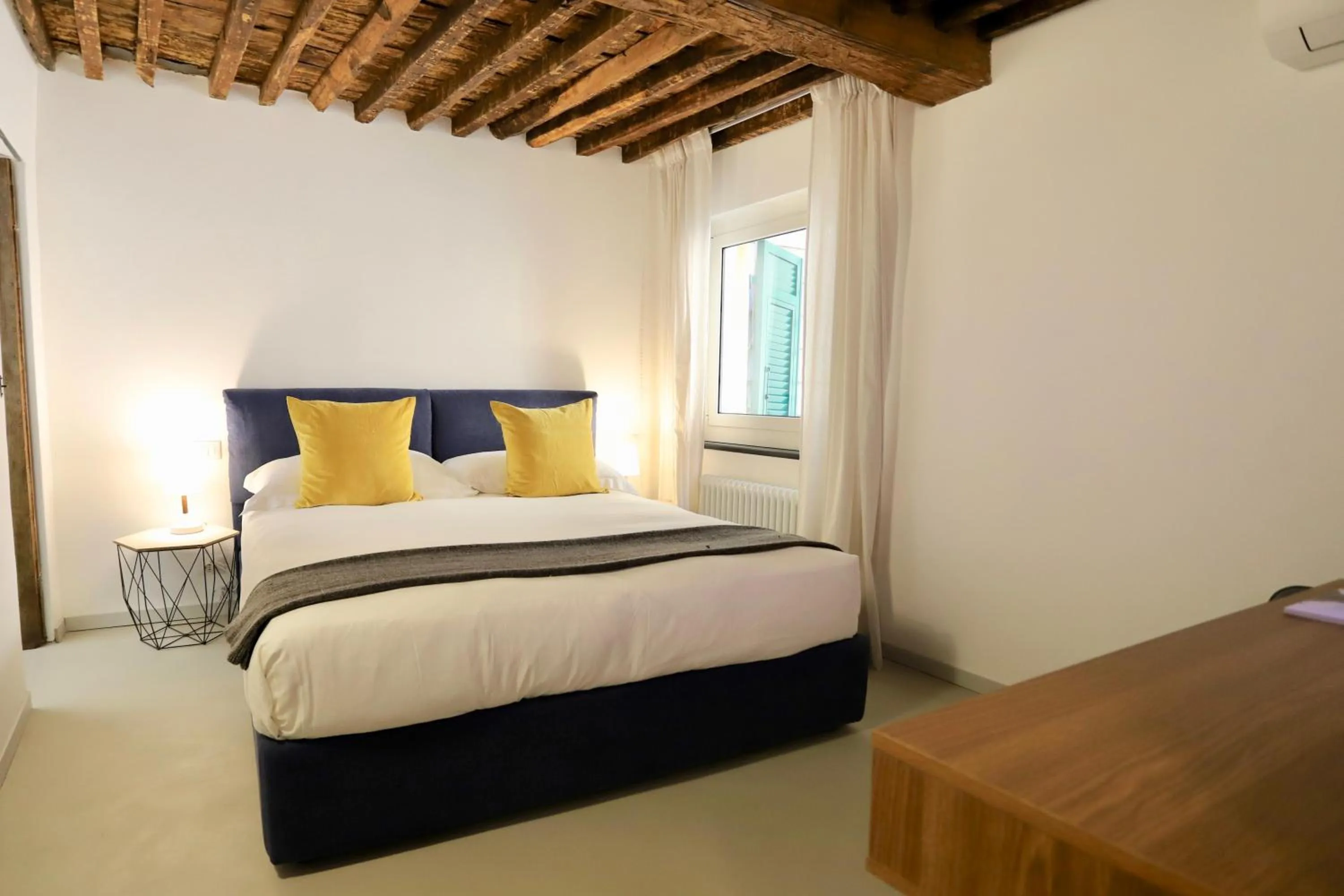 Bedroom, Bed in Palazzina B - Contemporary Studio
