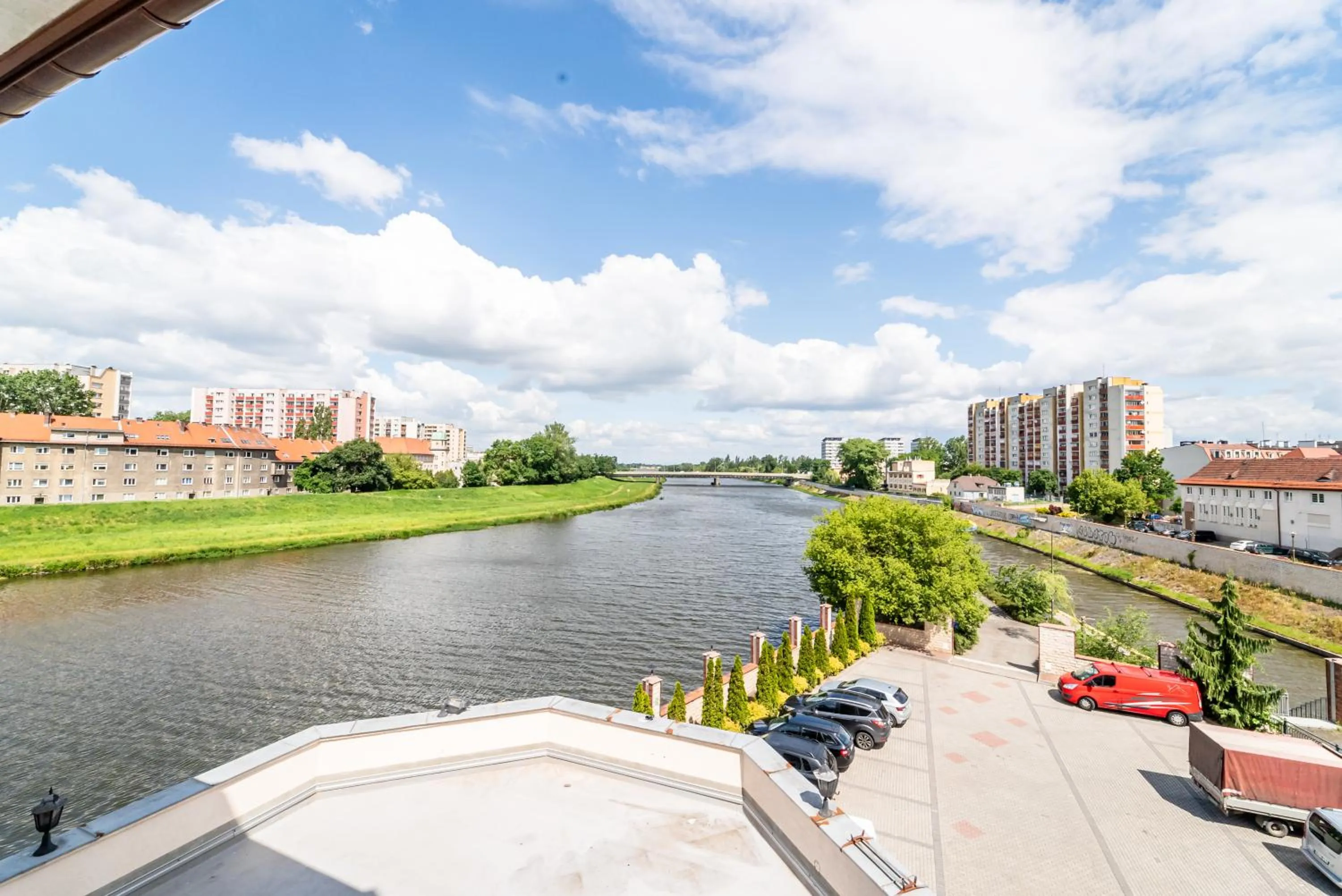 River view in Hotel Piast