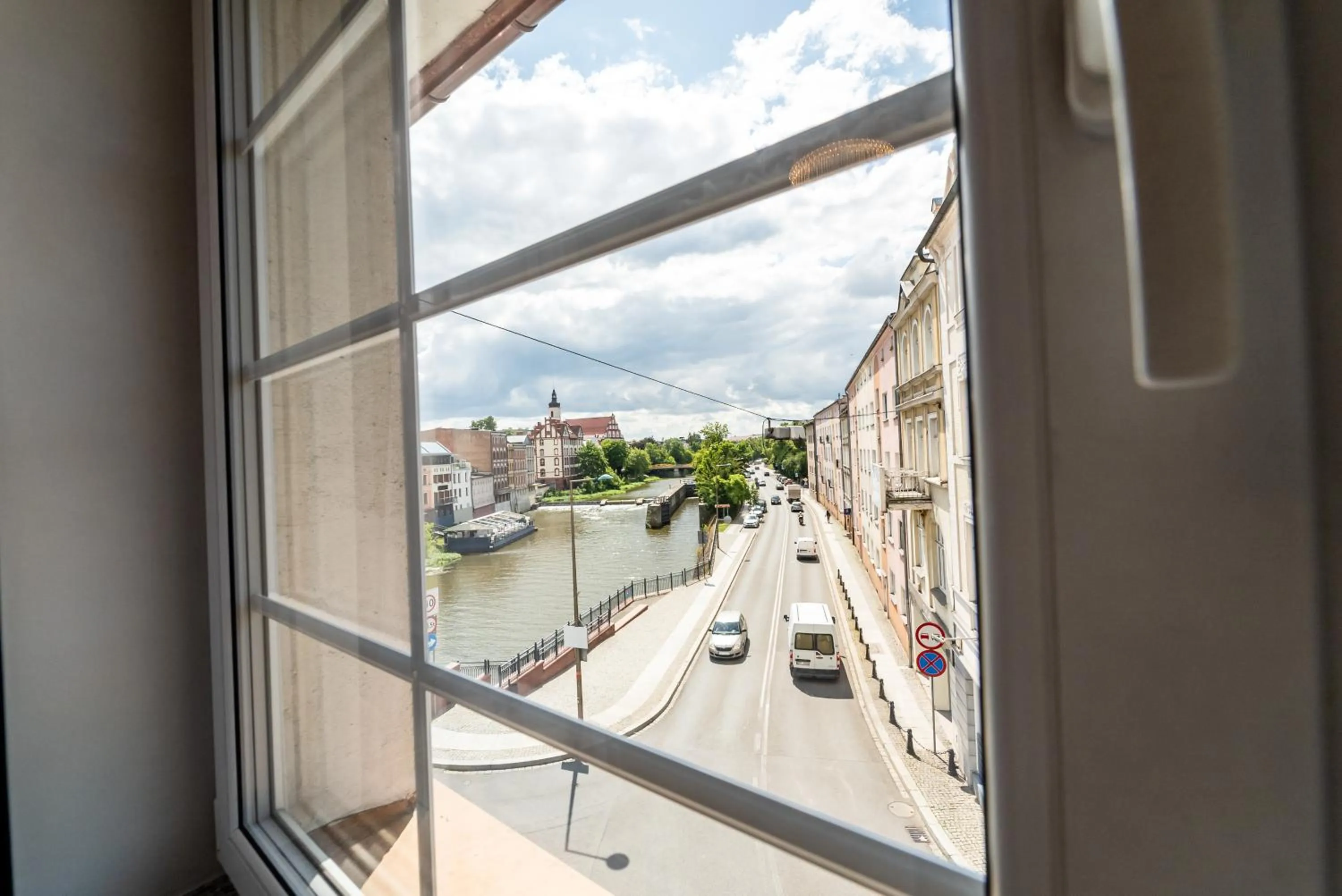 City view in Hotel Piast