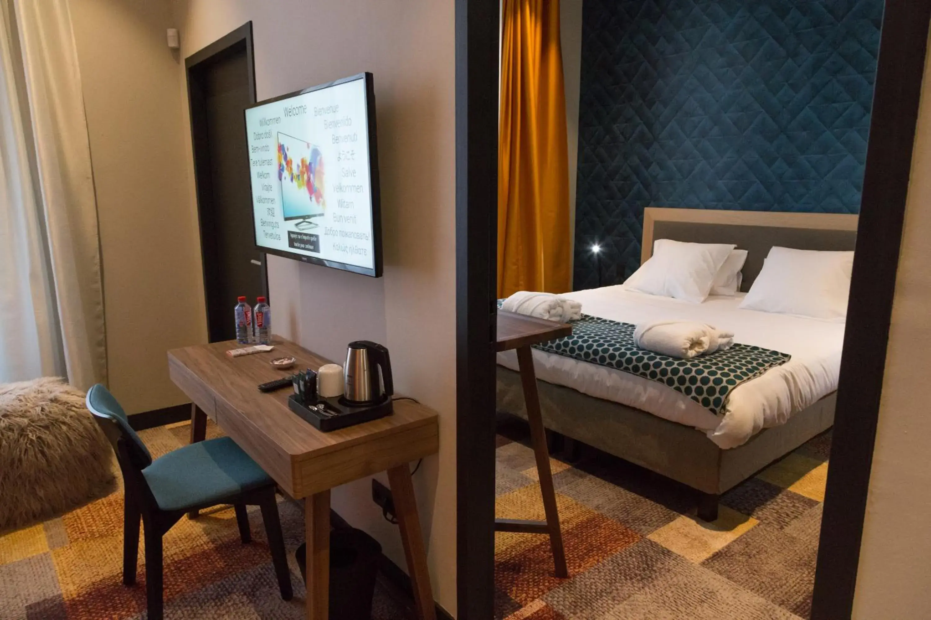 Bed in The Originals Boutique, Hôtel des Sources, Nevers Nord Bed in The Originals Boutique, Hôtel des Sources, Nevers Nord