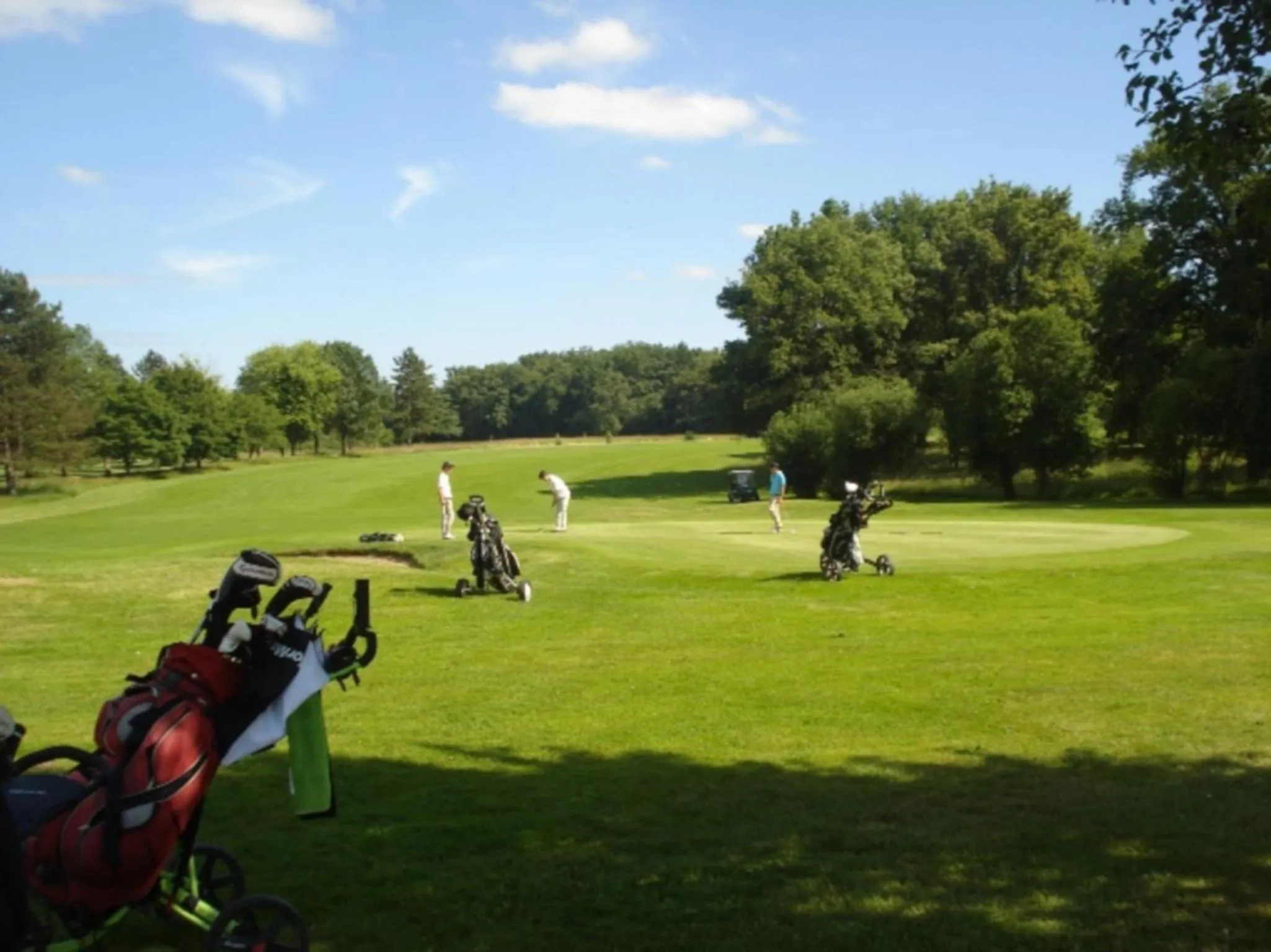 Golfcourse in Hôtel Burgevin