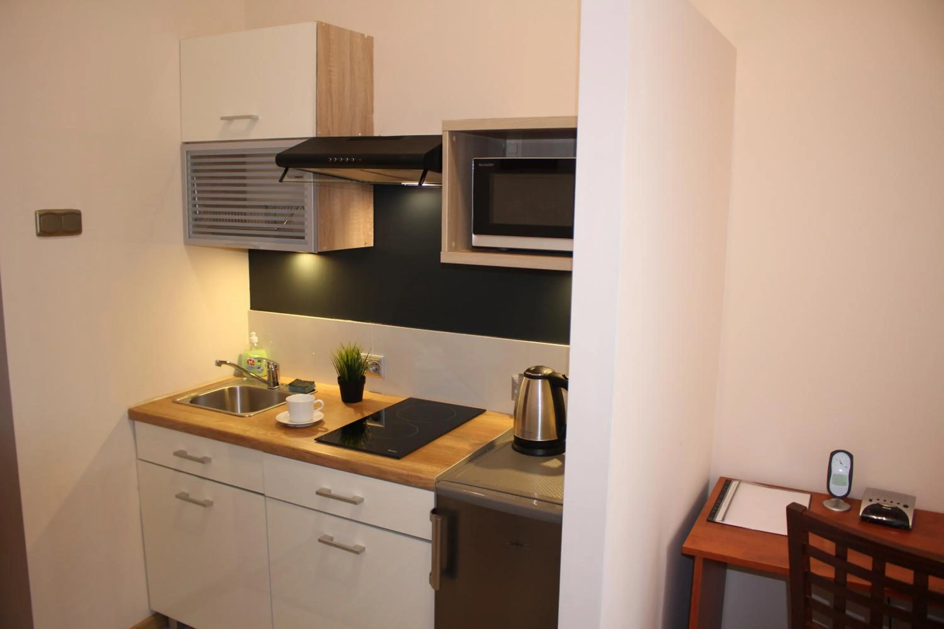 Kitchen or kitchenette in Hotel 1