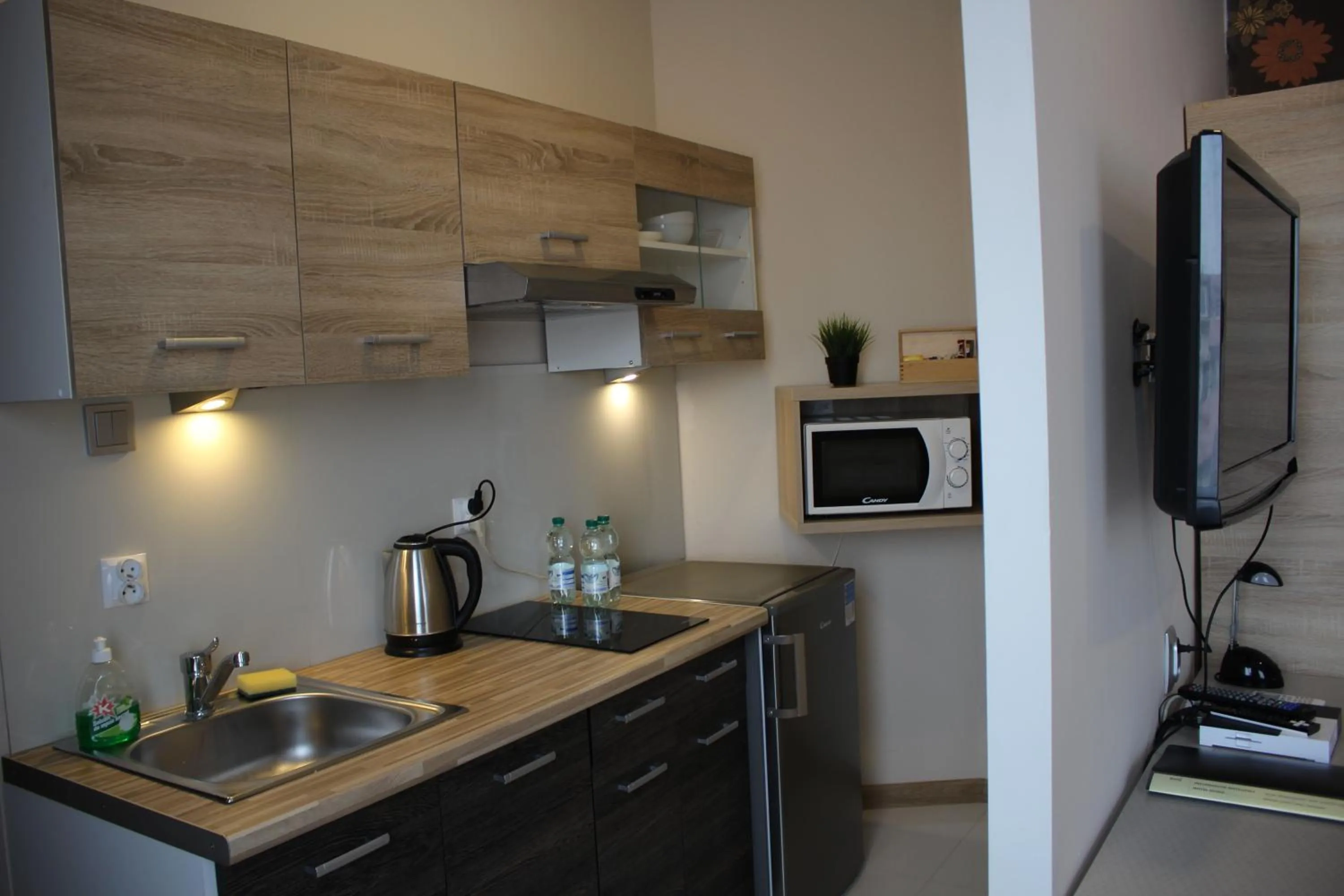 Kitchen or kitchenette in Hotel 1
