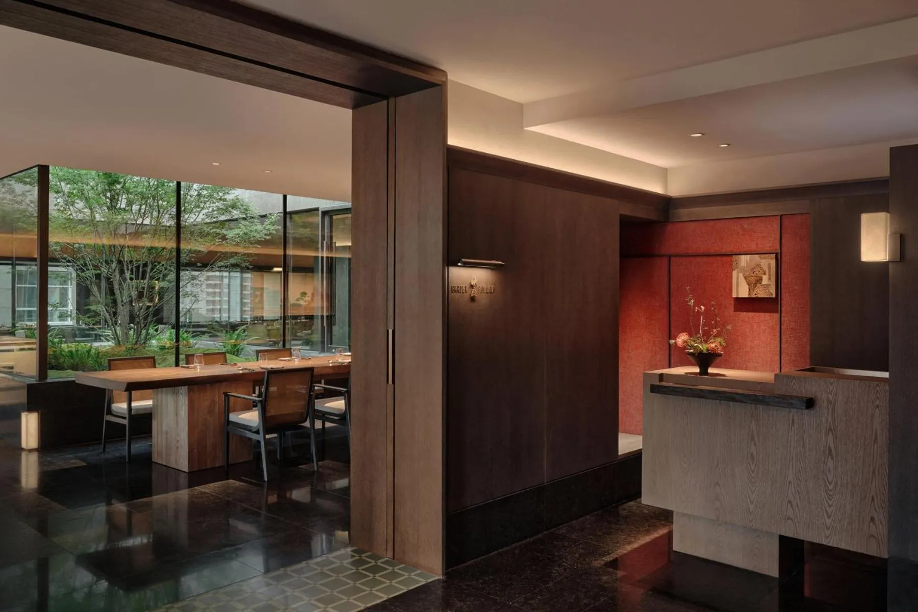 Dining area in Alila Shanghai