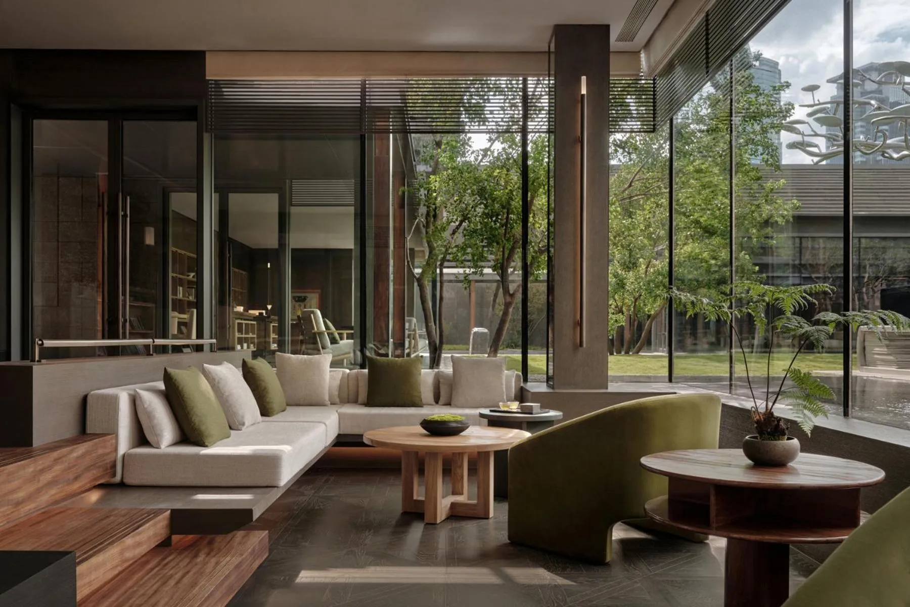 Seating area in Alila Shanghai