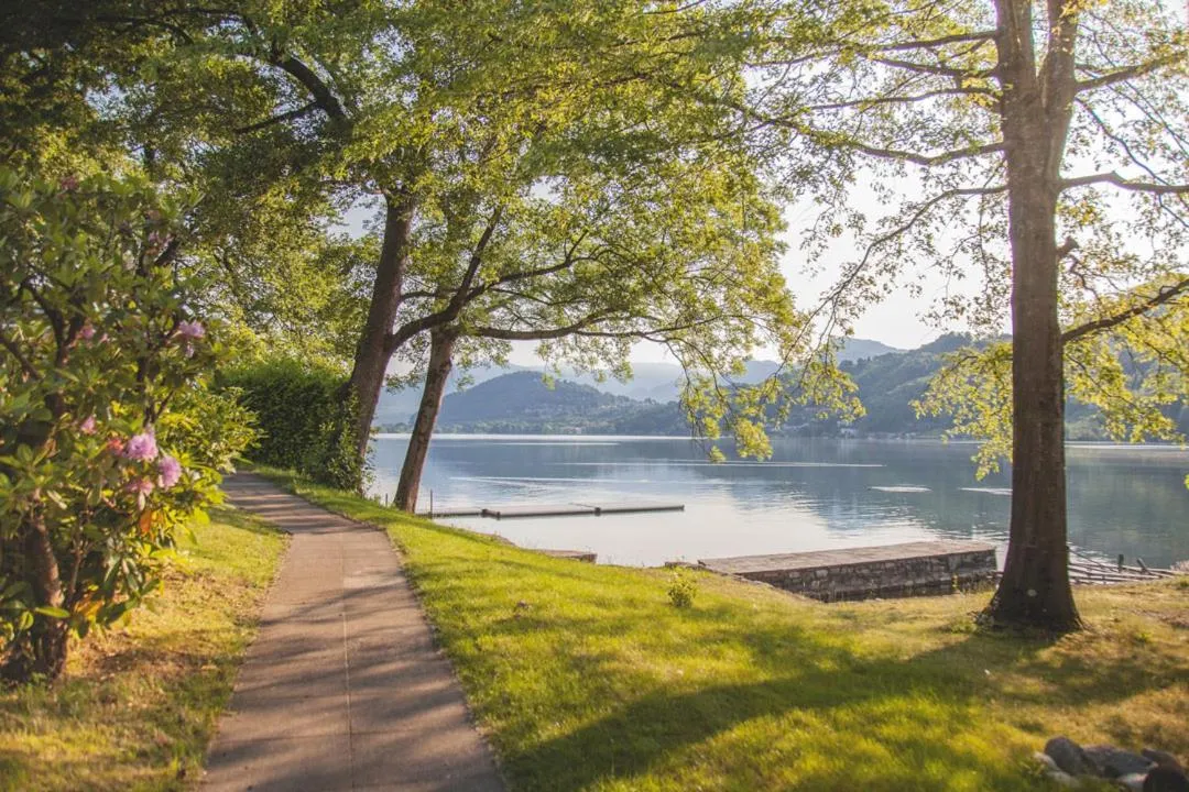Lake view in Centro Magliaso