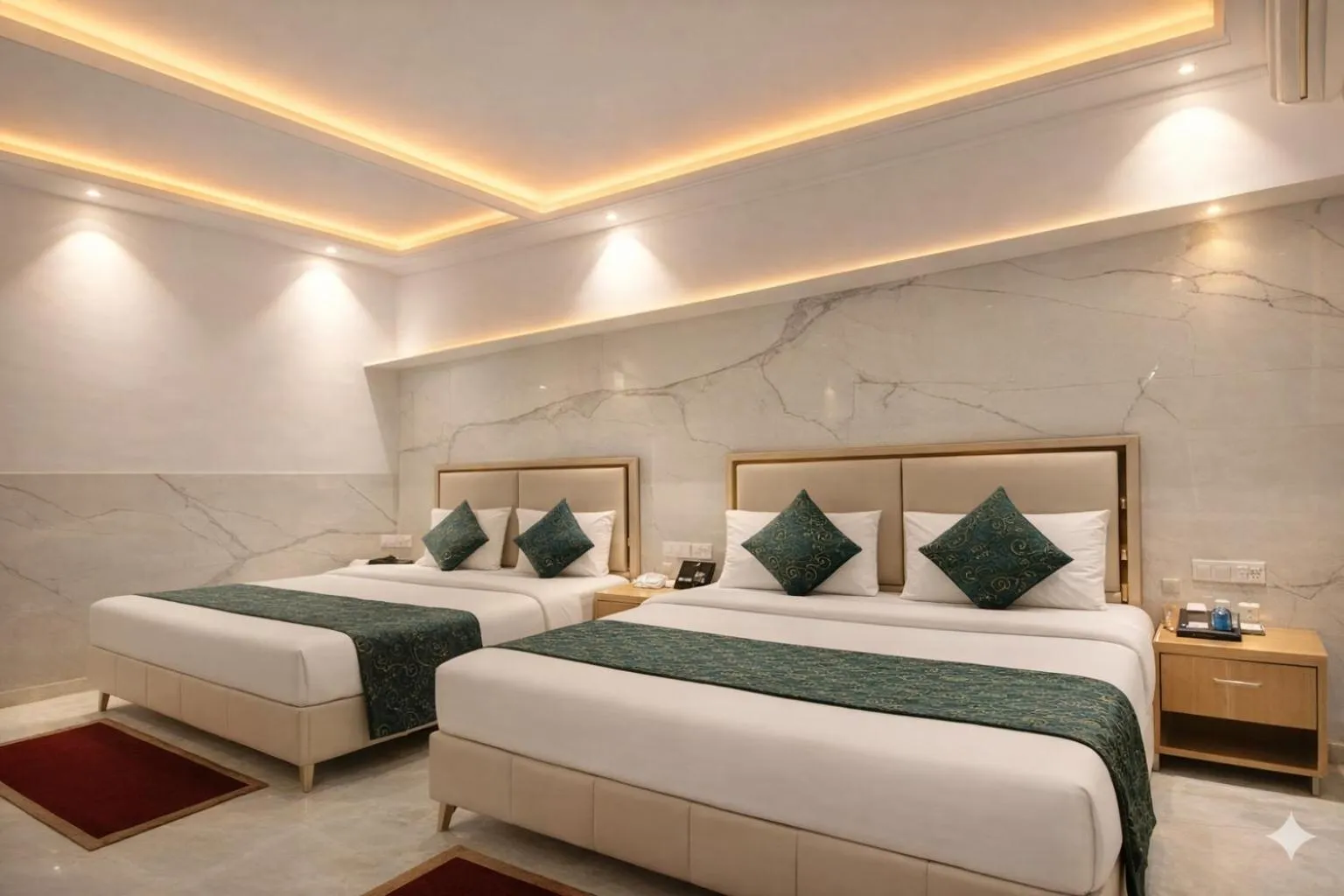 Bedroom, Bed in Hotel International Inn - Near Delhi Airport