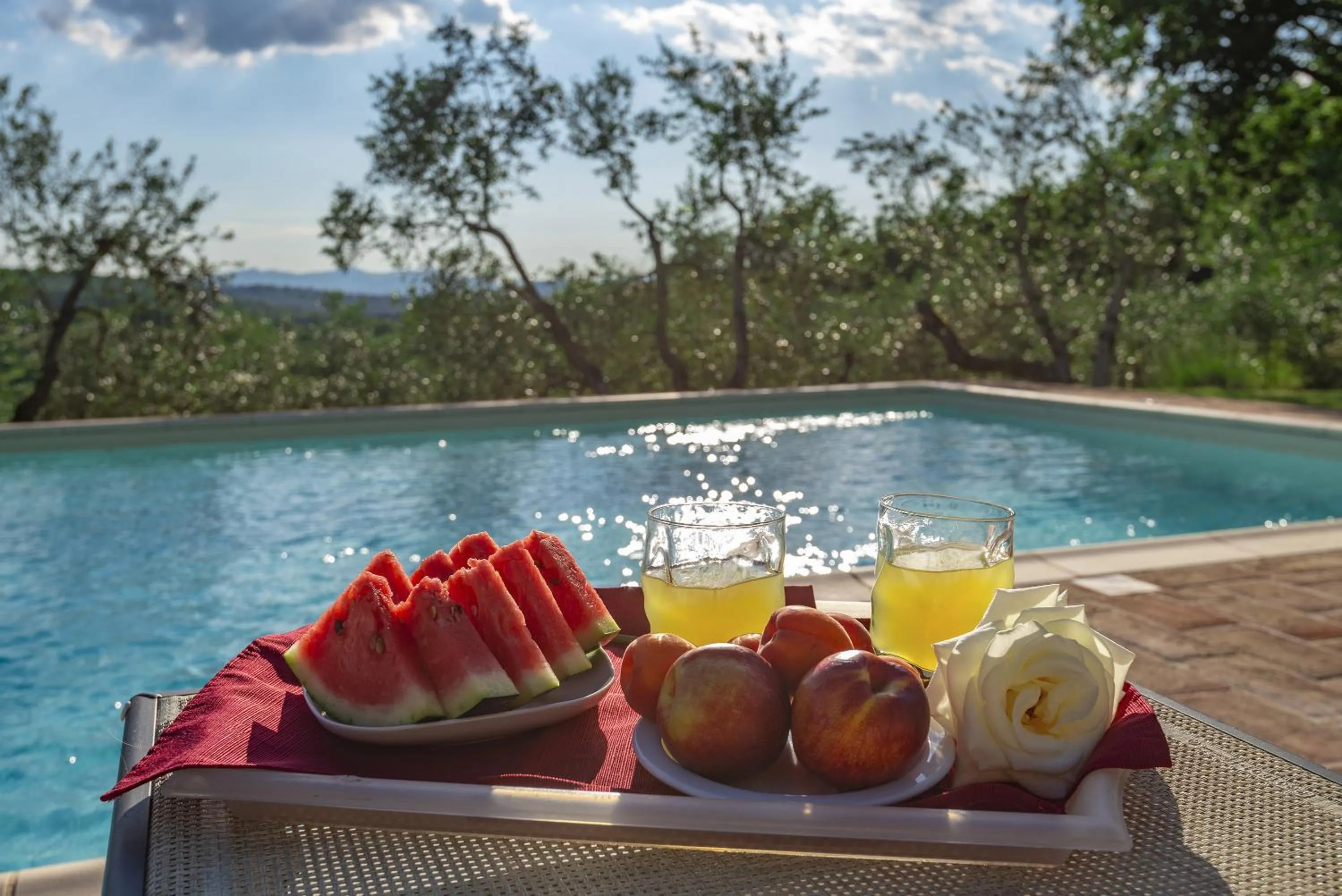 Swimming pool in B&B Country House Poggio Del Drago