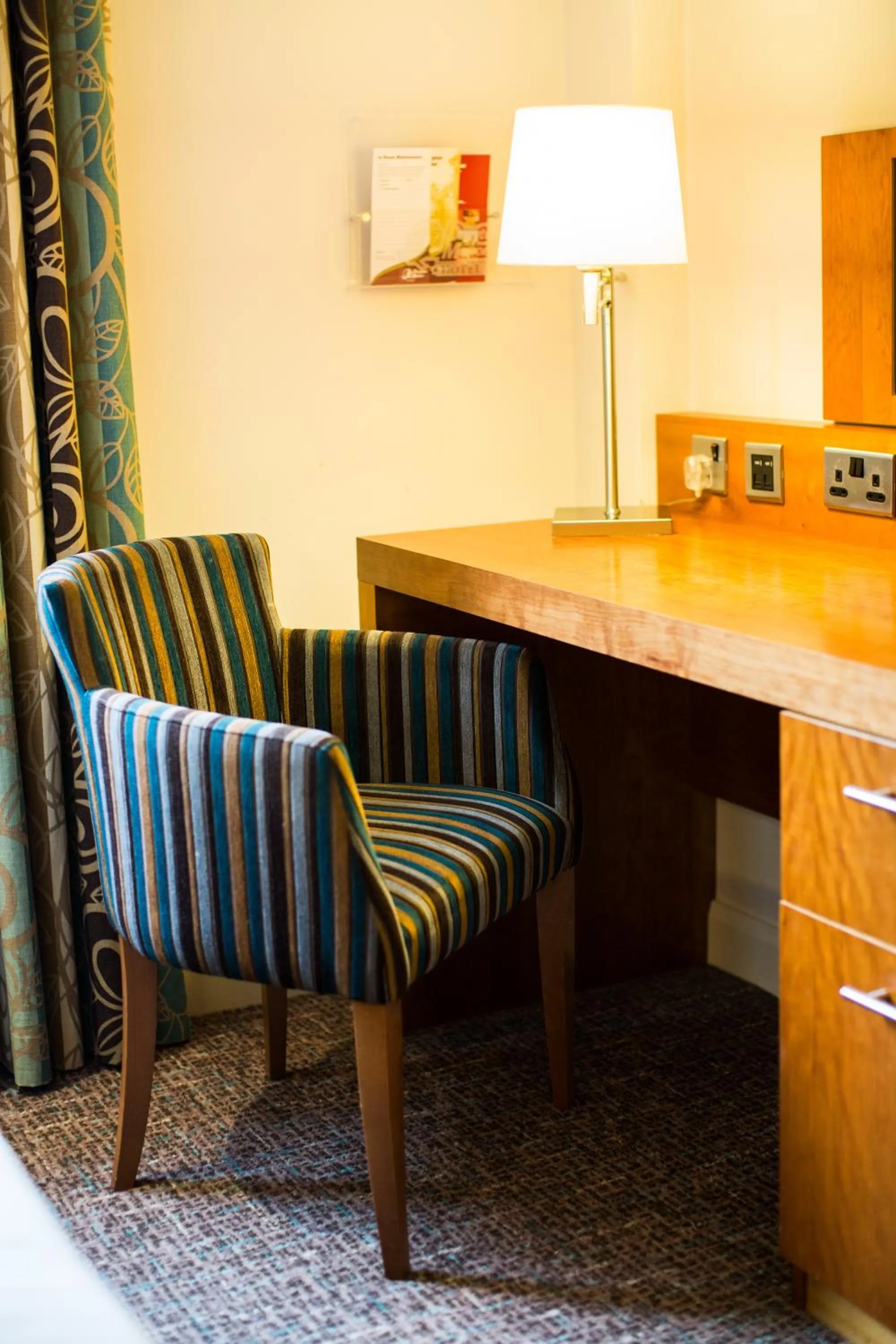 Decorative detail in Drayton Manor Hotel