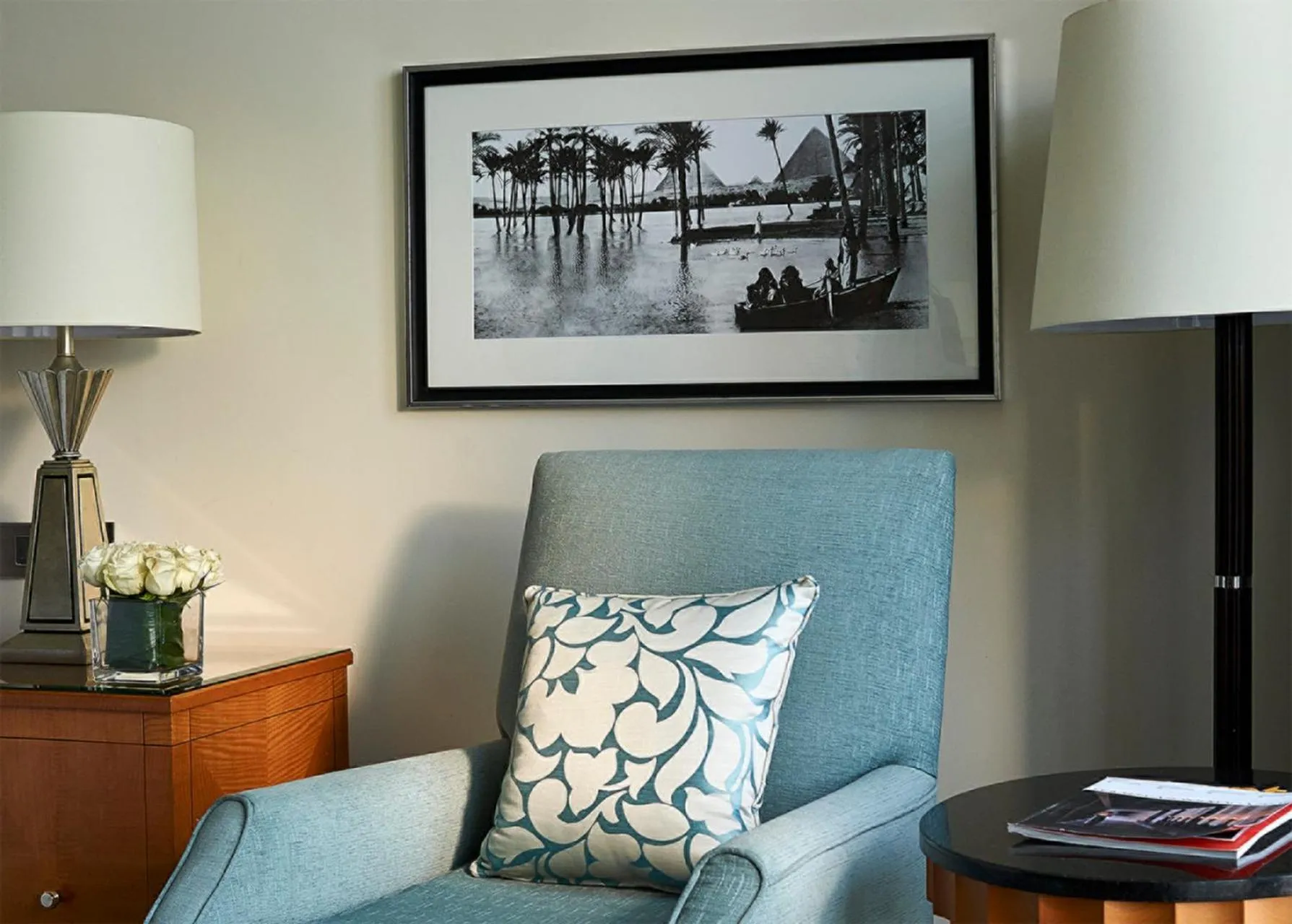 Seating area in Four Seasons Hotel Cairo at Nile Plaza