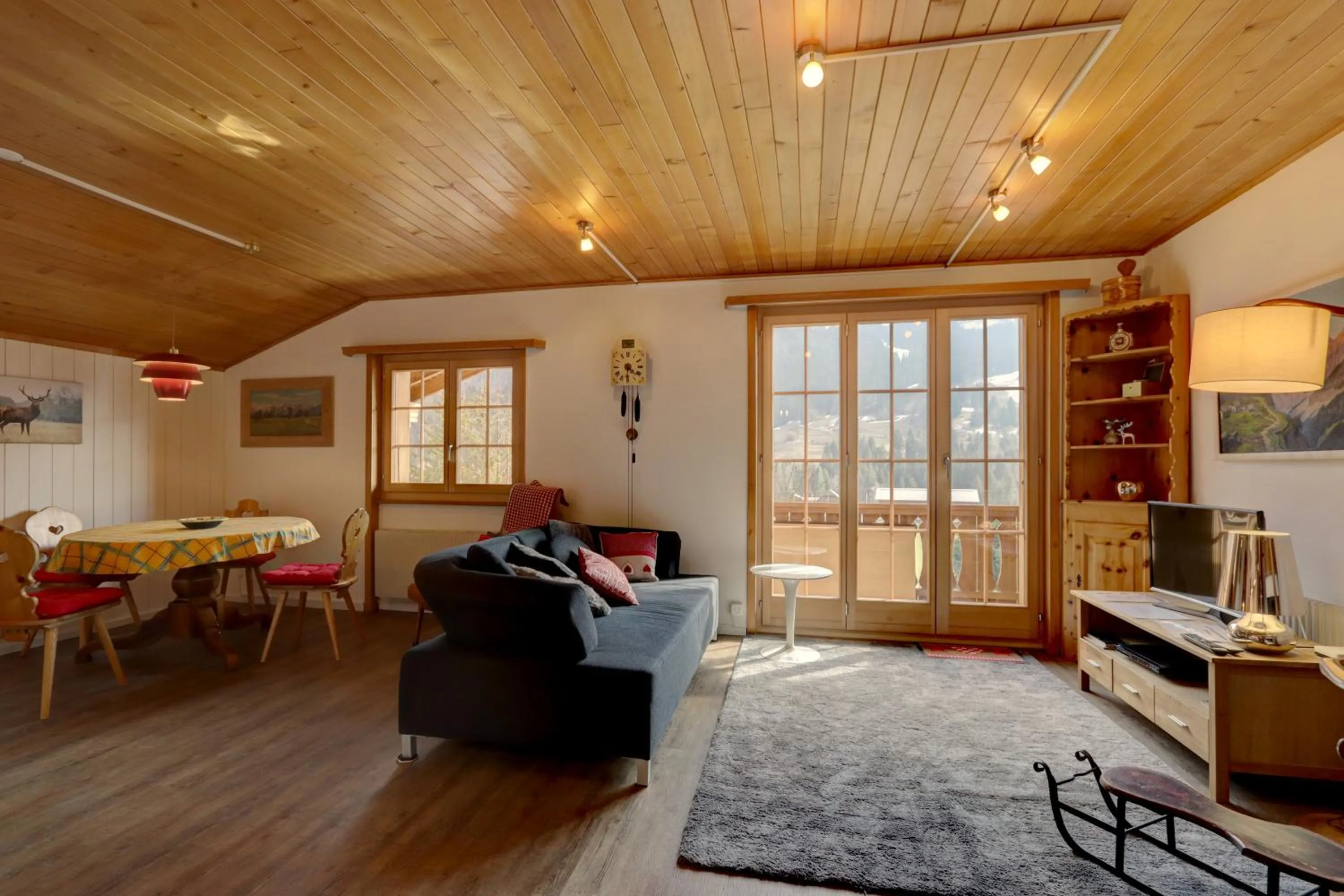 Living room in Appartement Le Roc