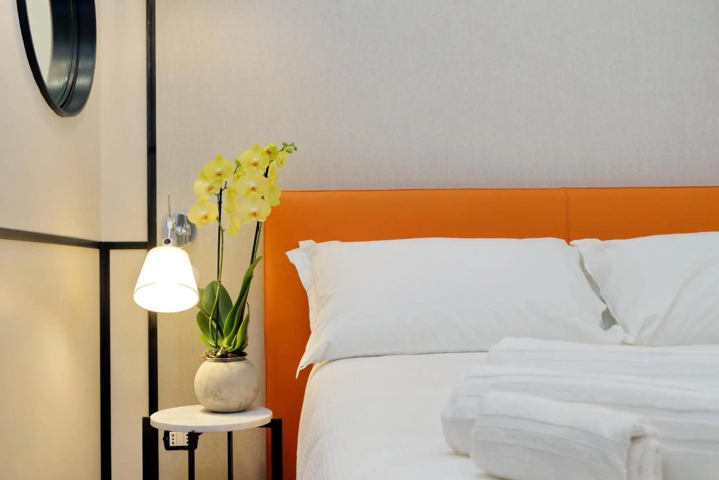 Decorative detail, Bed in Relais Vittoria Colonna