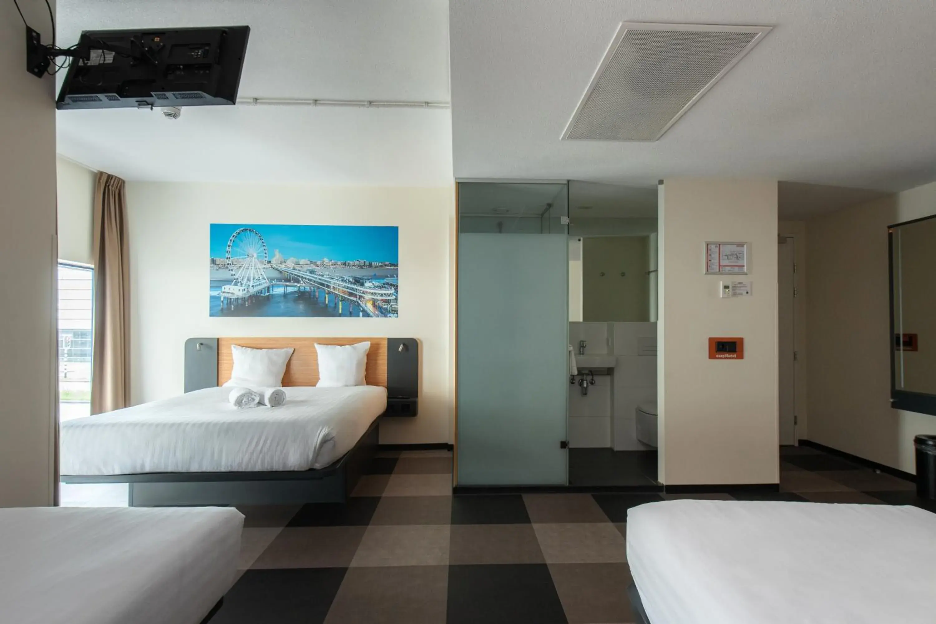 Bedroom, Bed in easyHotel The Hague Scheveningen Beach Bedroom, Bed in easyHotel The Hague Scheveningen Beach