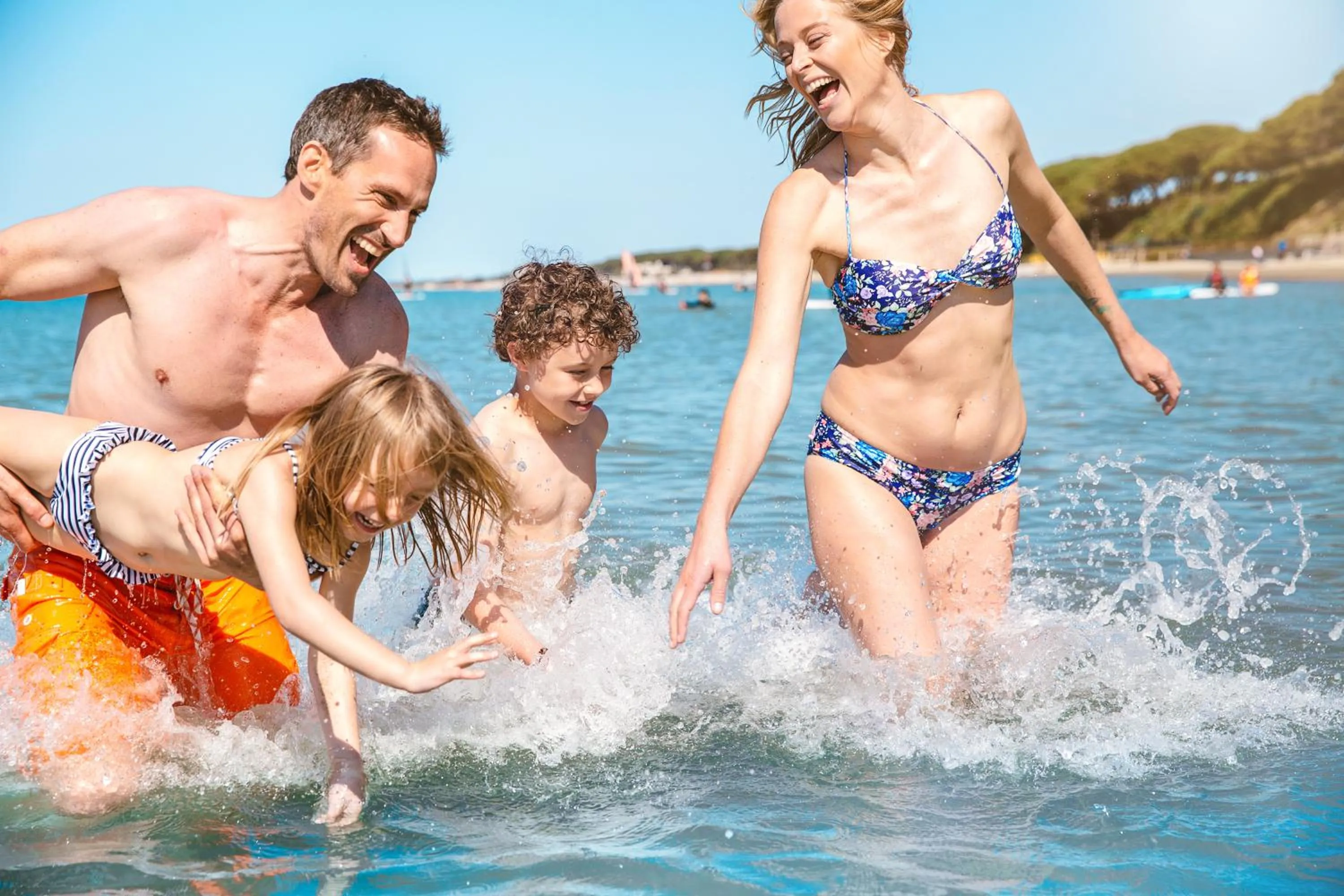 Family in Golfo del Sole Hotel