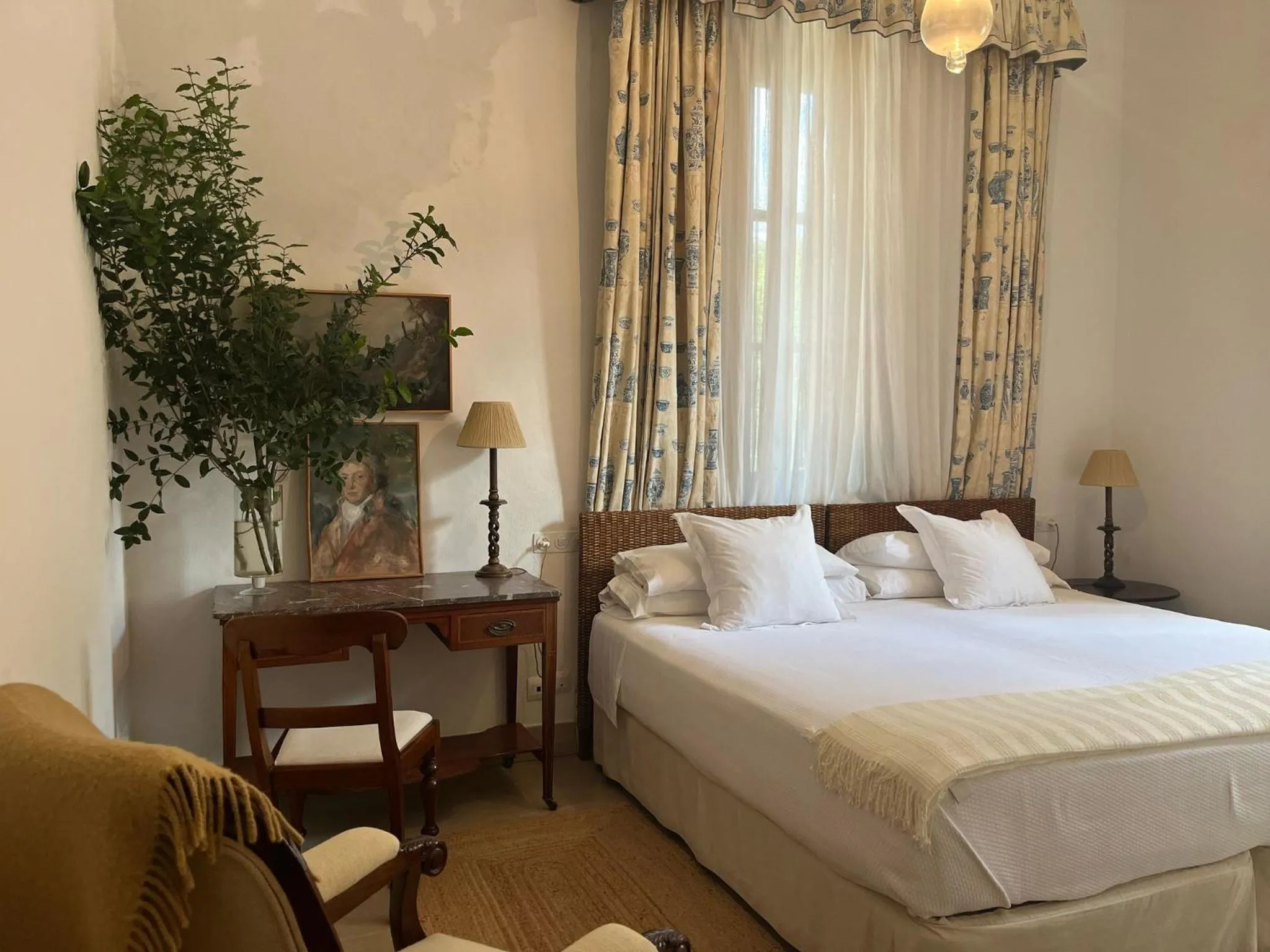 Bedroom, Bed in Casa Viña de Alcántara